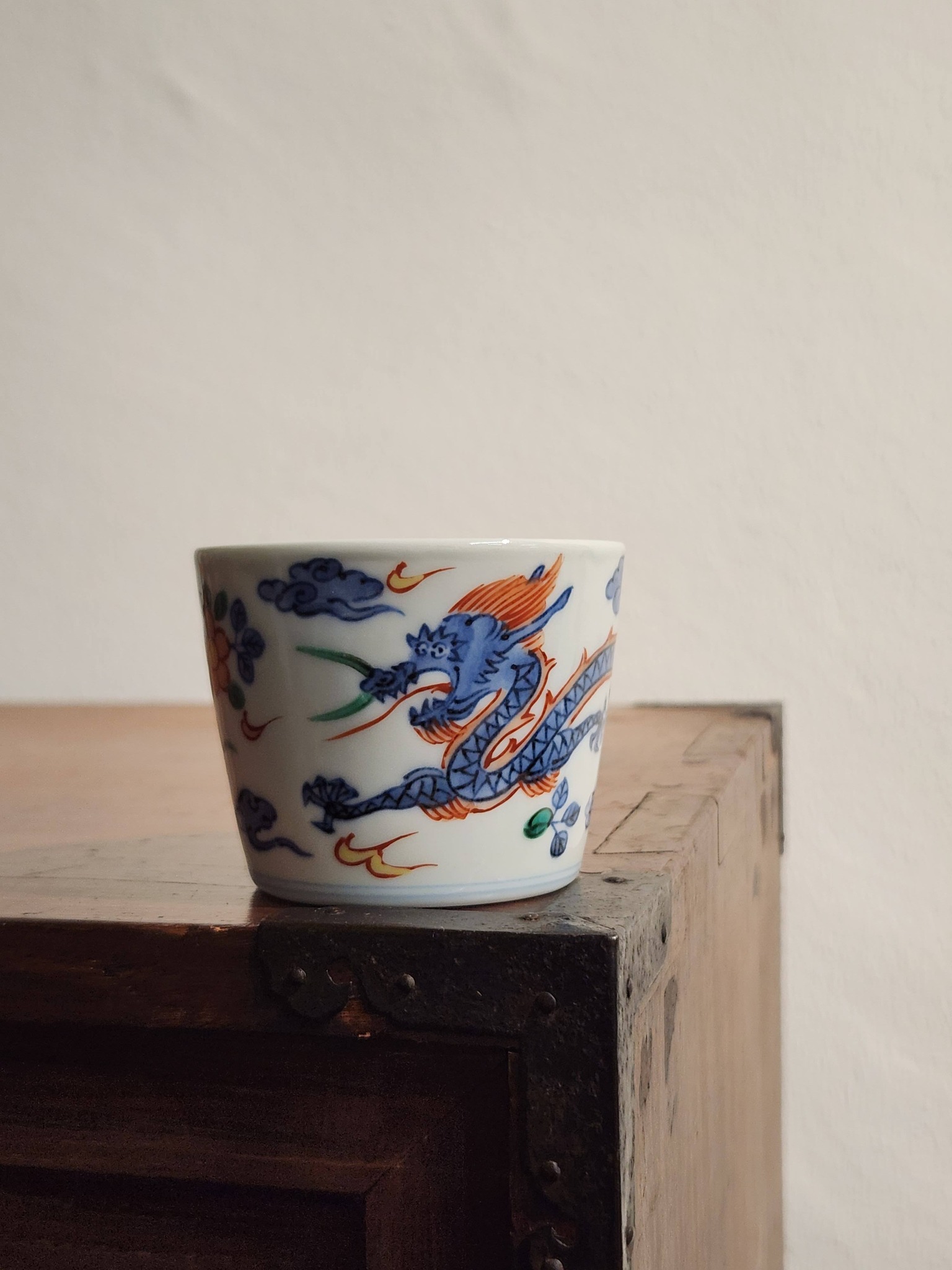 日本幸兵卫窑（加藤卓男）手绘龙纹杯RM68