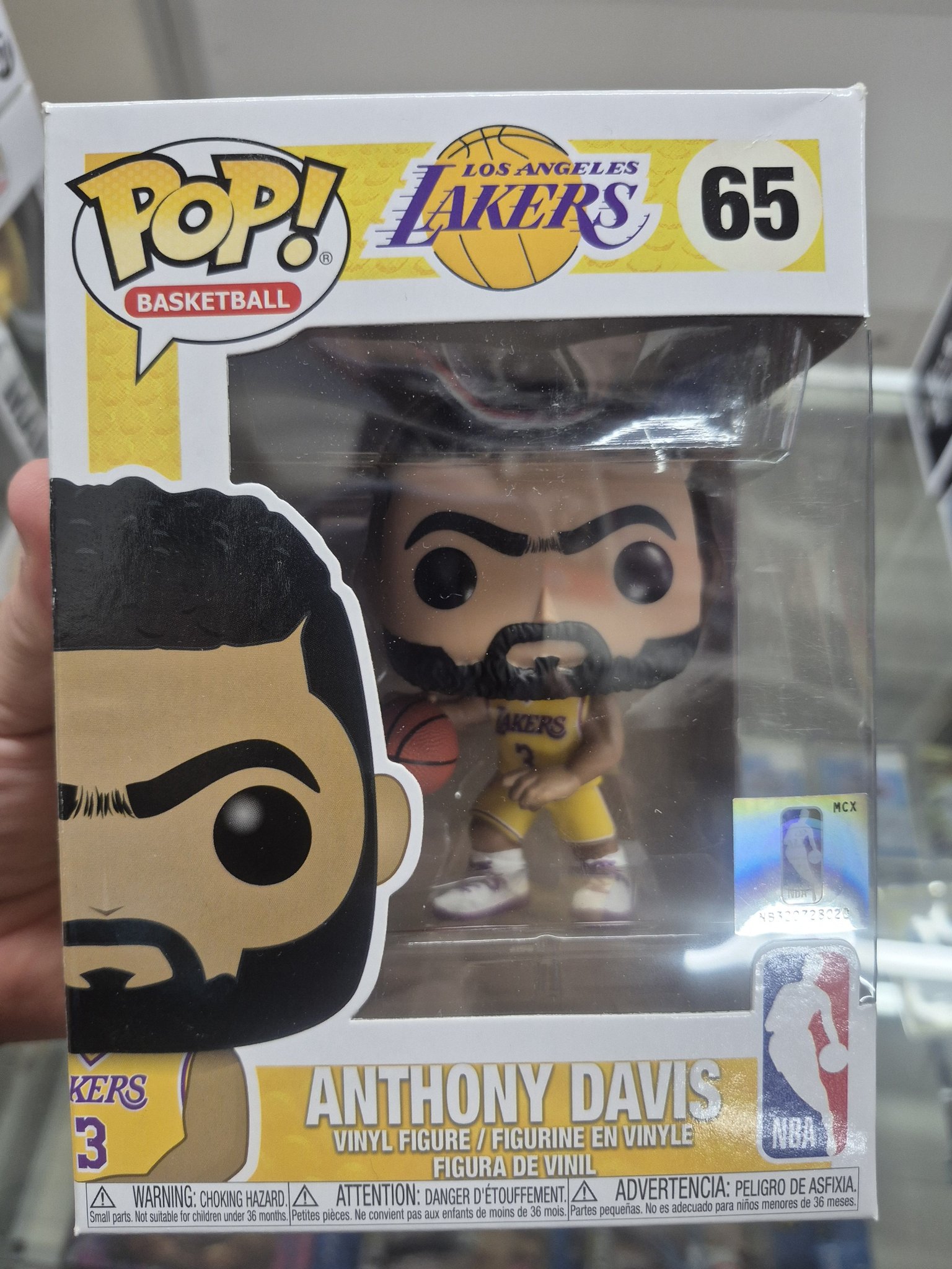 Anthony Davis Lakers Funko Pop 65 auction
