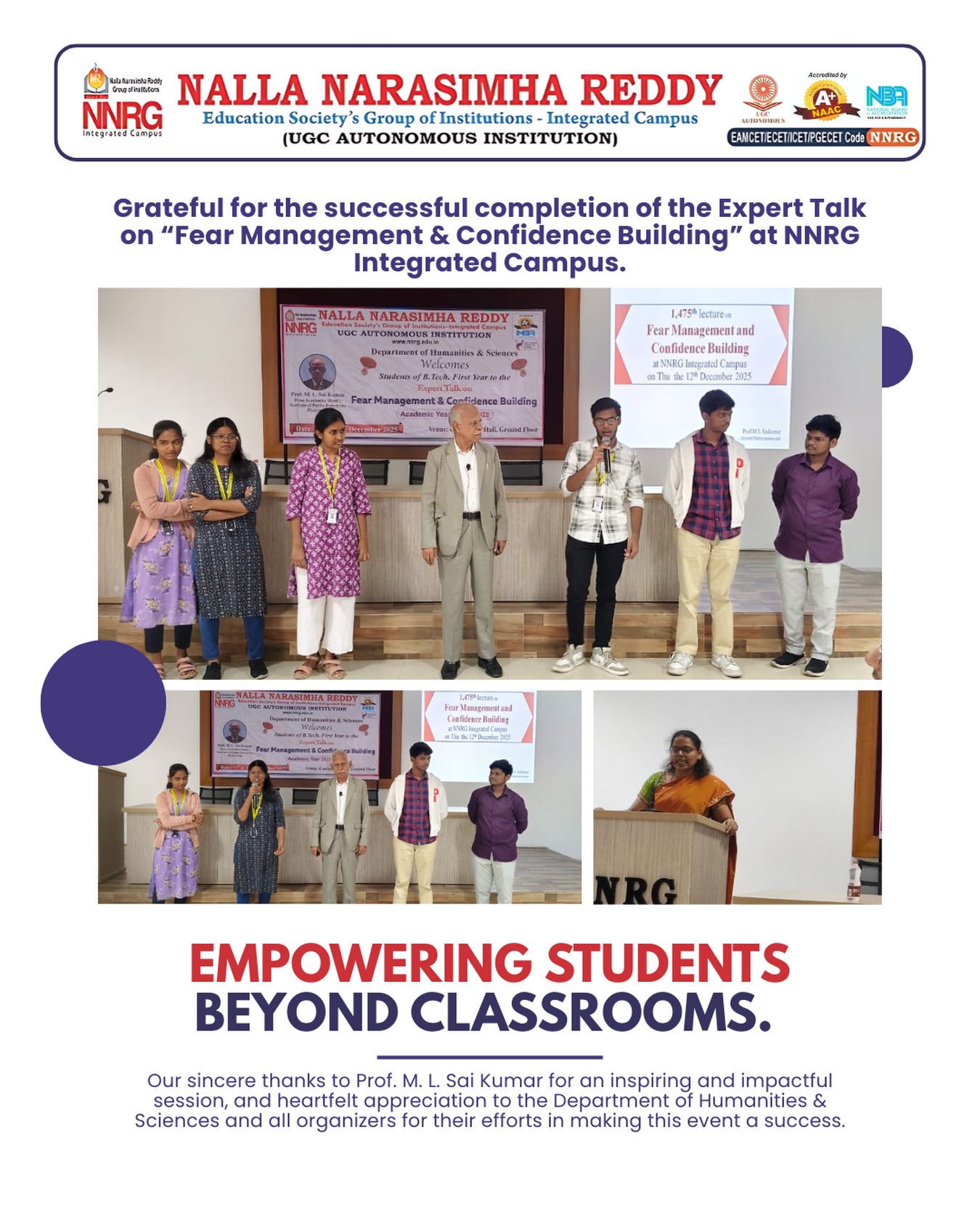 Nalla Narasimha Reddy Education Society's Group of Institutions - # ...