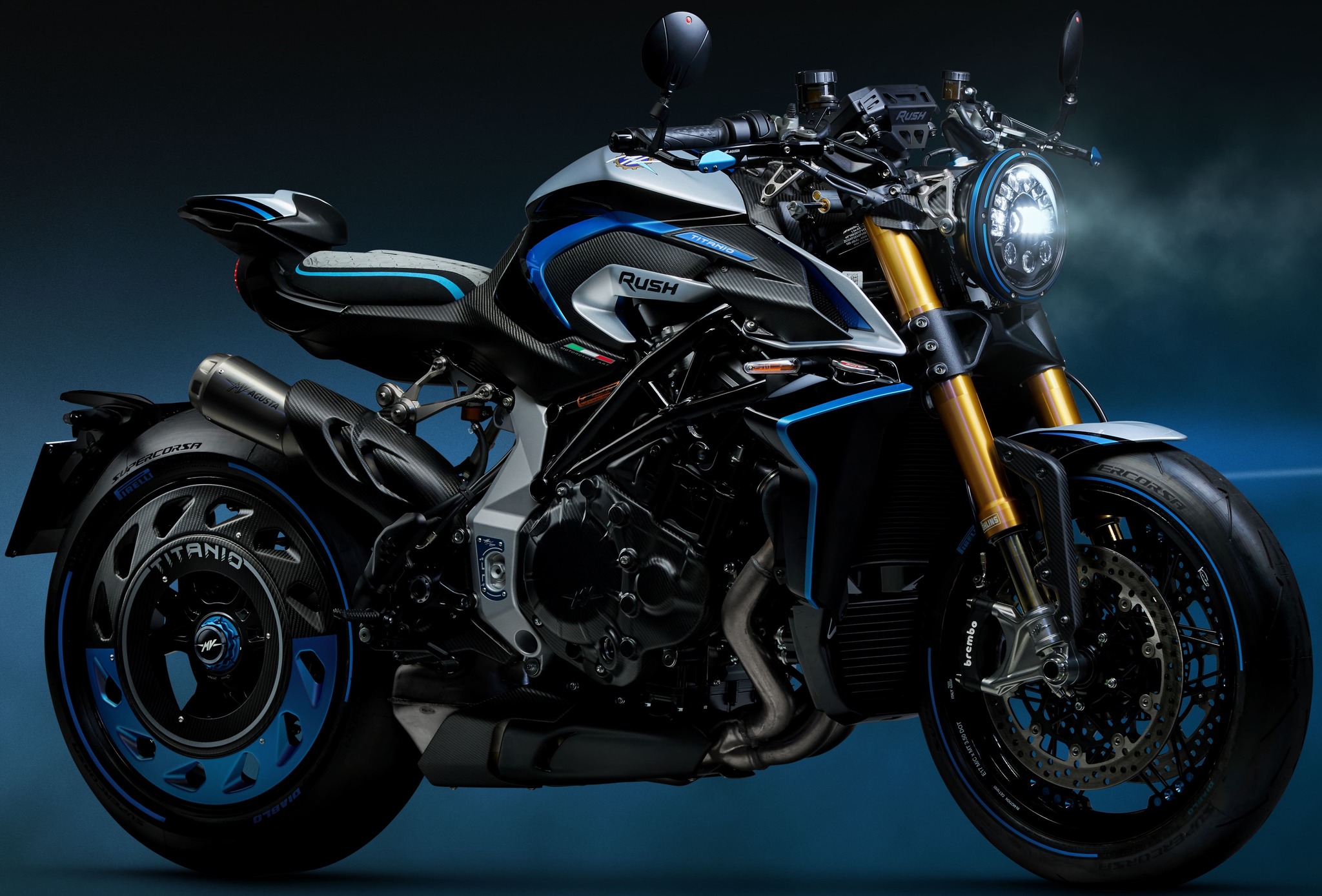 MV Agusta has announced the new Rush Titanio, which they say is