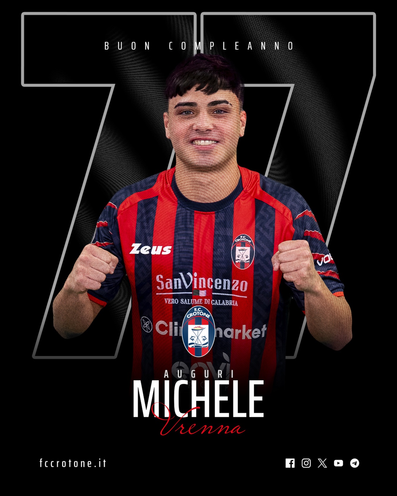 FC Crotone - 🎂🎉 Buon compleanno al nostro Michele Vrenna,... | Facebook