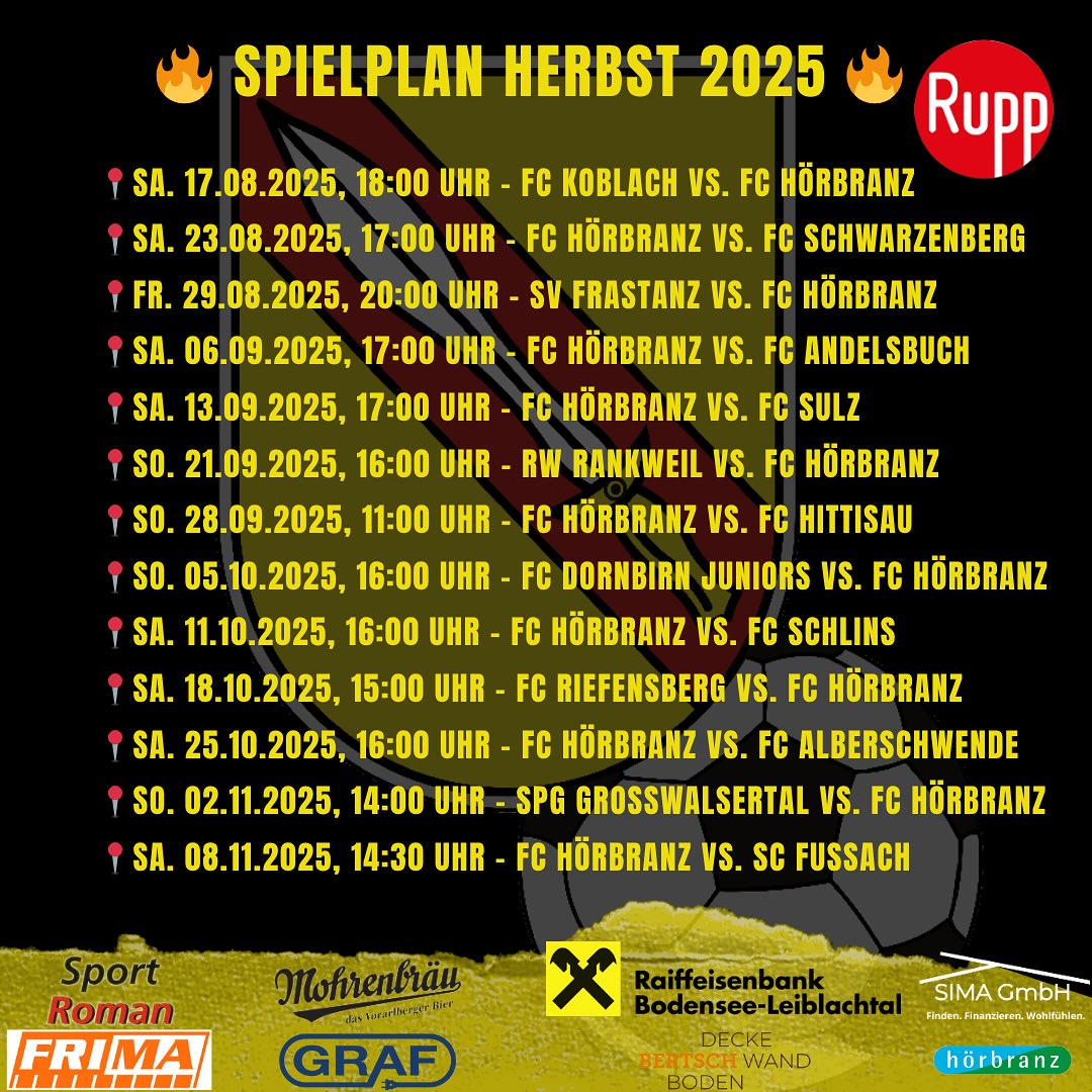 RUPP FOOD Austria FC Hörbranz