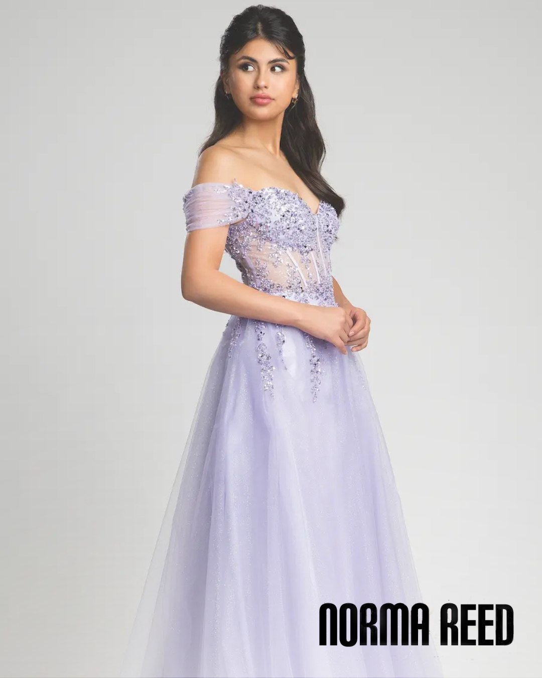 high slit dress 251P4030 Strapless Beaded Tulle Bodycon SHE SEXY MAXI DRESS Color:As Photo（DARK PURPLE) It has light boning mens velvet loafers