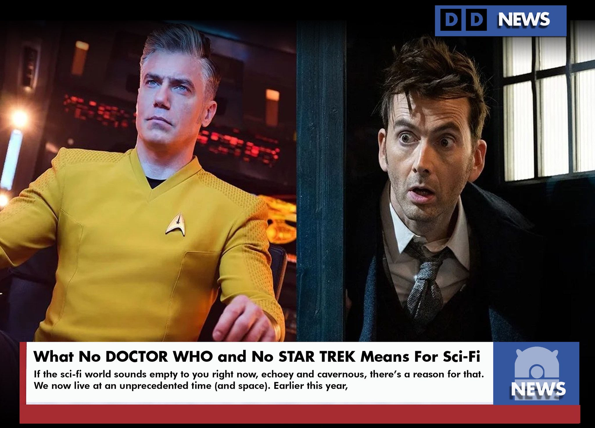 ? END OF AN ERA FOR SCI-FI FANS ? If the sci-fi world feels a 