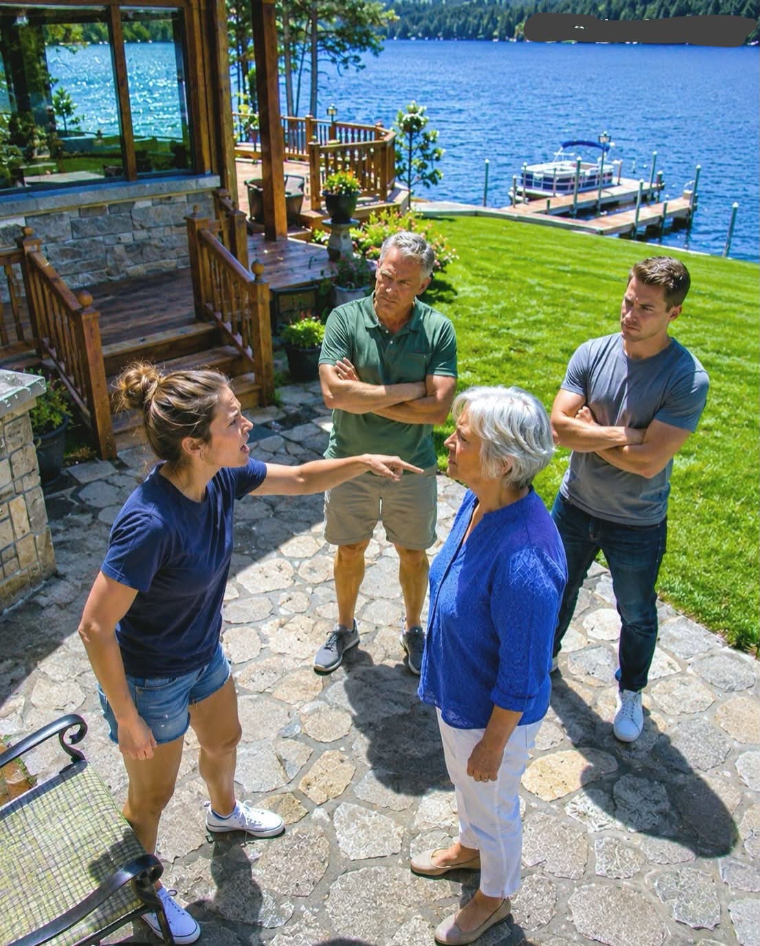 Woman buys lake house with bonus after family forgets birthday