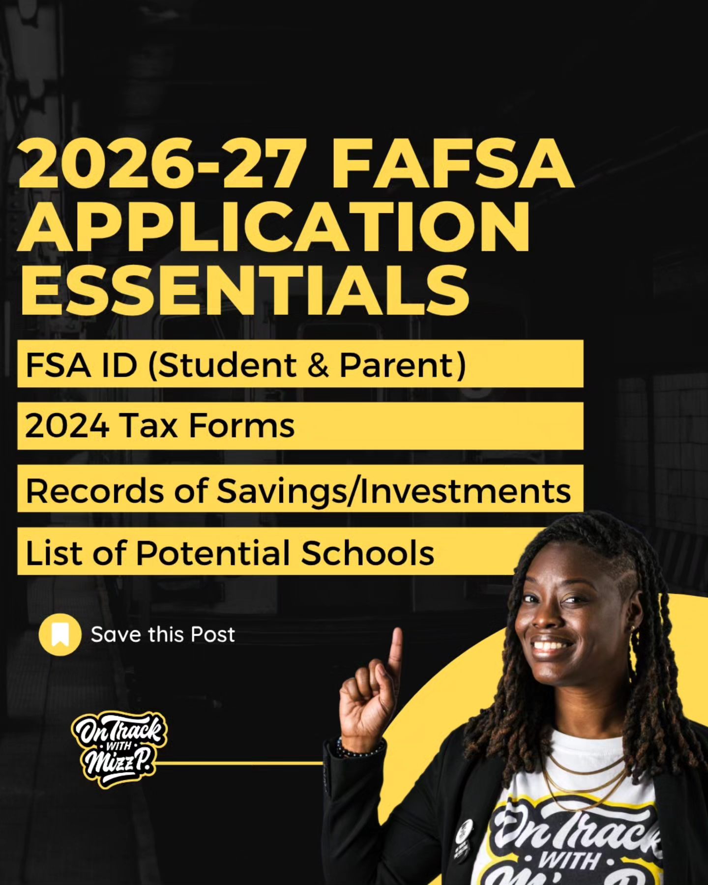 Mizz - 💰It’s officially FAFSA Time! Get all of your essentials and docs ...