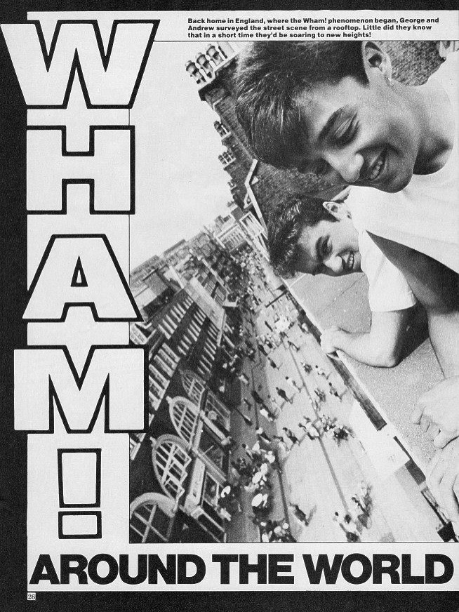 NME in 1982! Photographed by Peter Anderson for New Musical