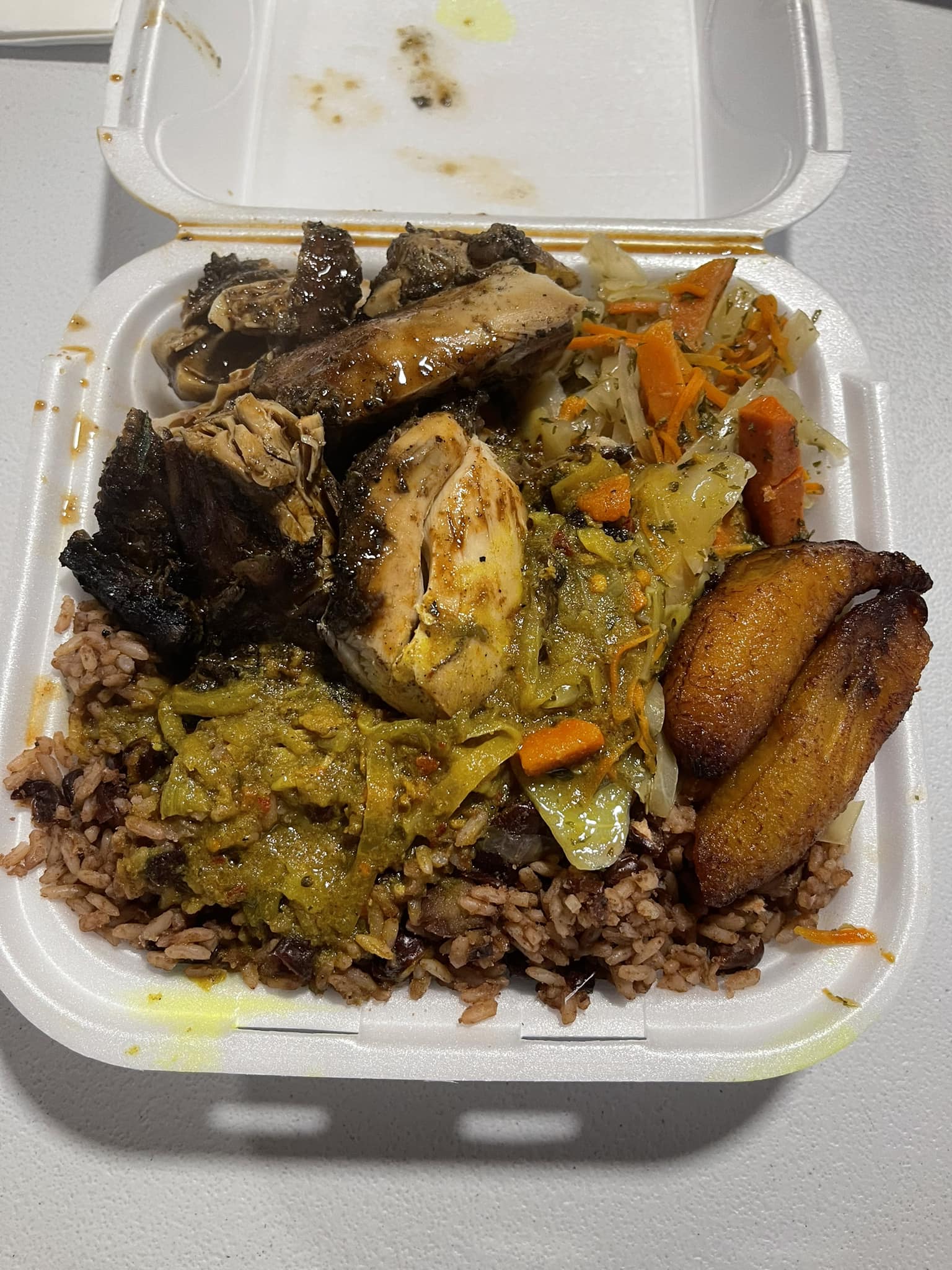 Caribbean Delights in Auburndale serves amazing oxtails and jerk