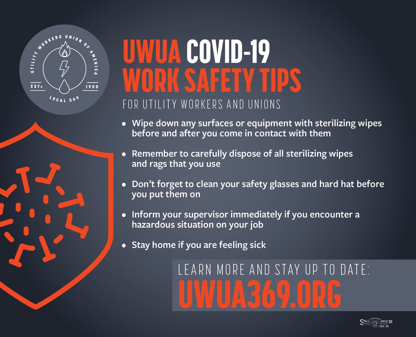 UWUA Local 369 - As this pandemic evolves, we urge our...