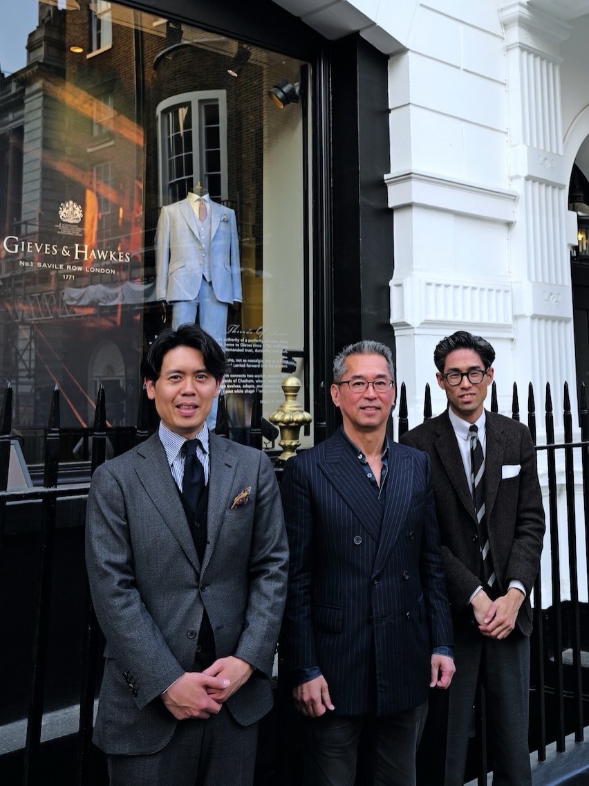 紳士服の聖地、サヴィル・ロウの1丁目1番地に、110年以上店を構え