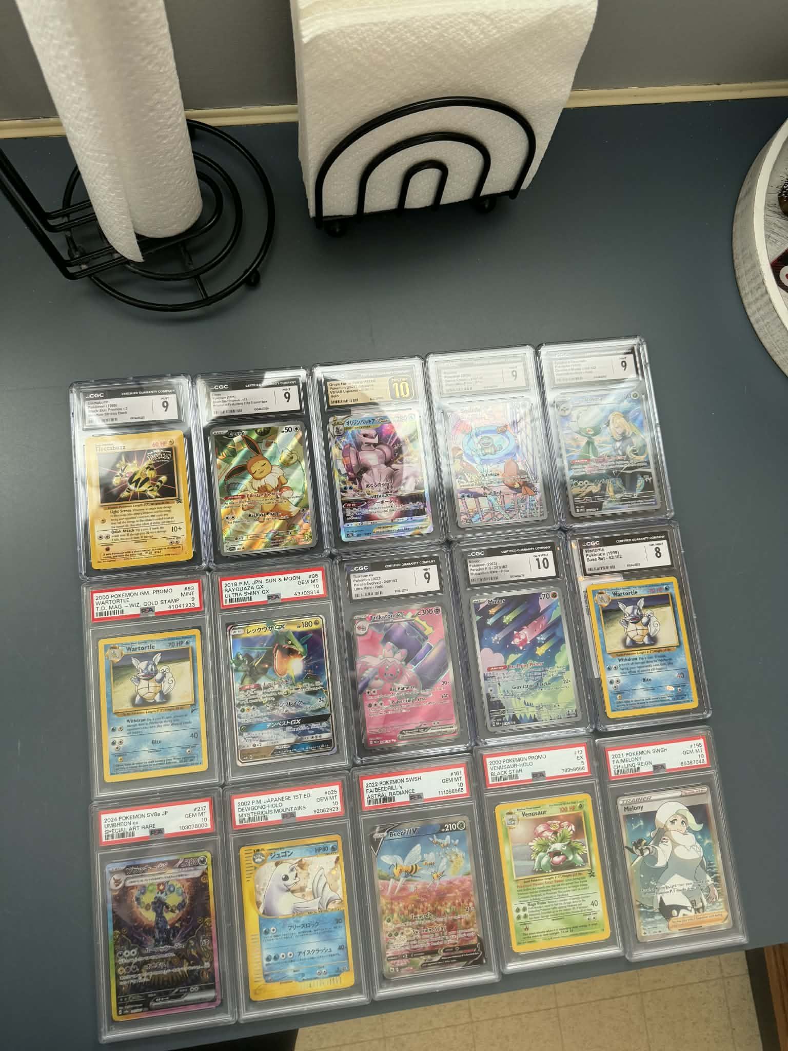 graded pokemon cards value Japanese Cards: PSA Actual 2022 Online Sales Price Guide From US$100 To US$9000 : Seferi, S. J., Seferi, F. A. Books Top 15 Pokemon cards from