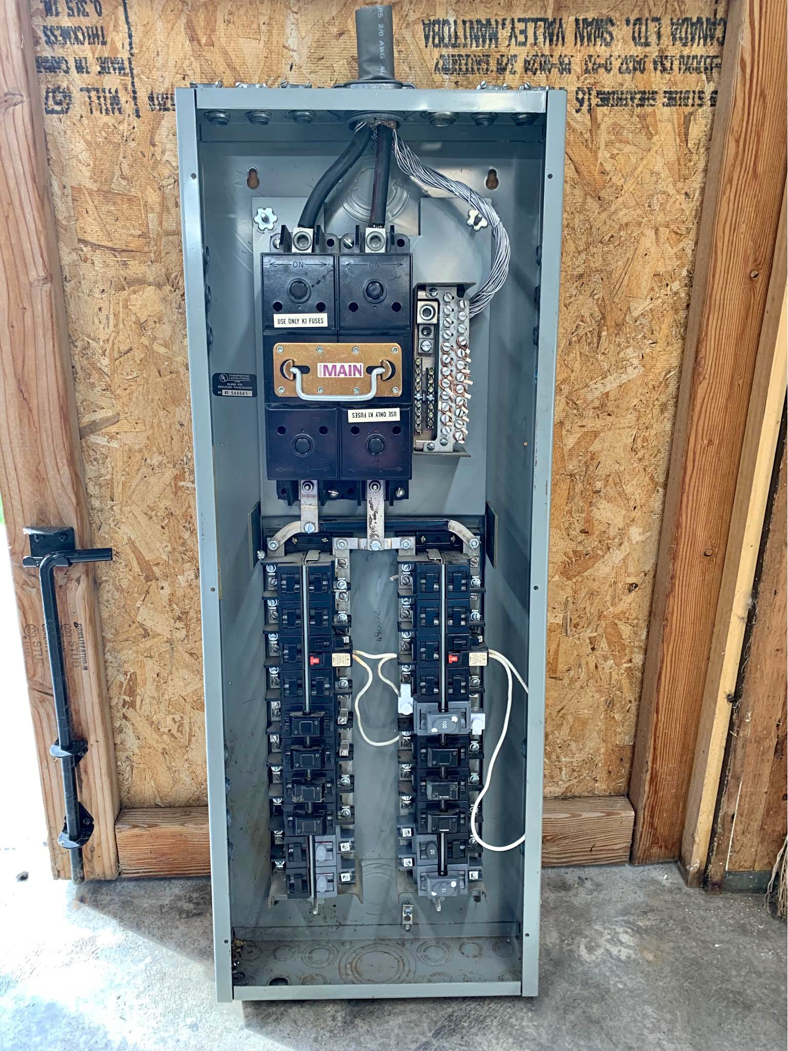 Gould Pushmatic 200-Amp Breaker Panel - Measuring Tools & Sensors ...