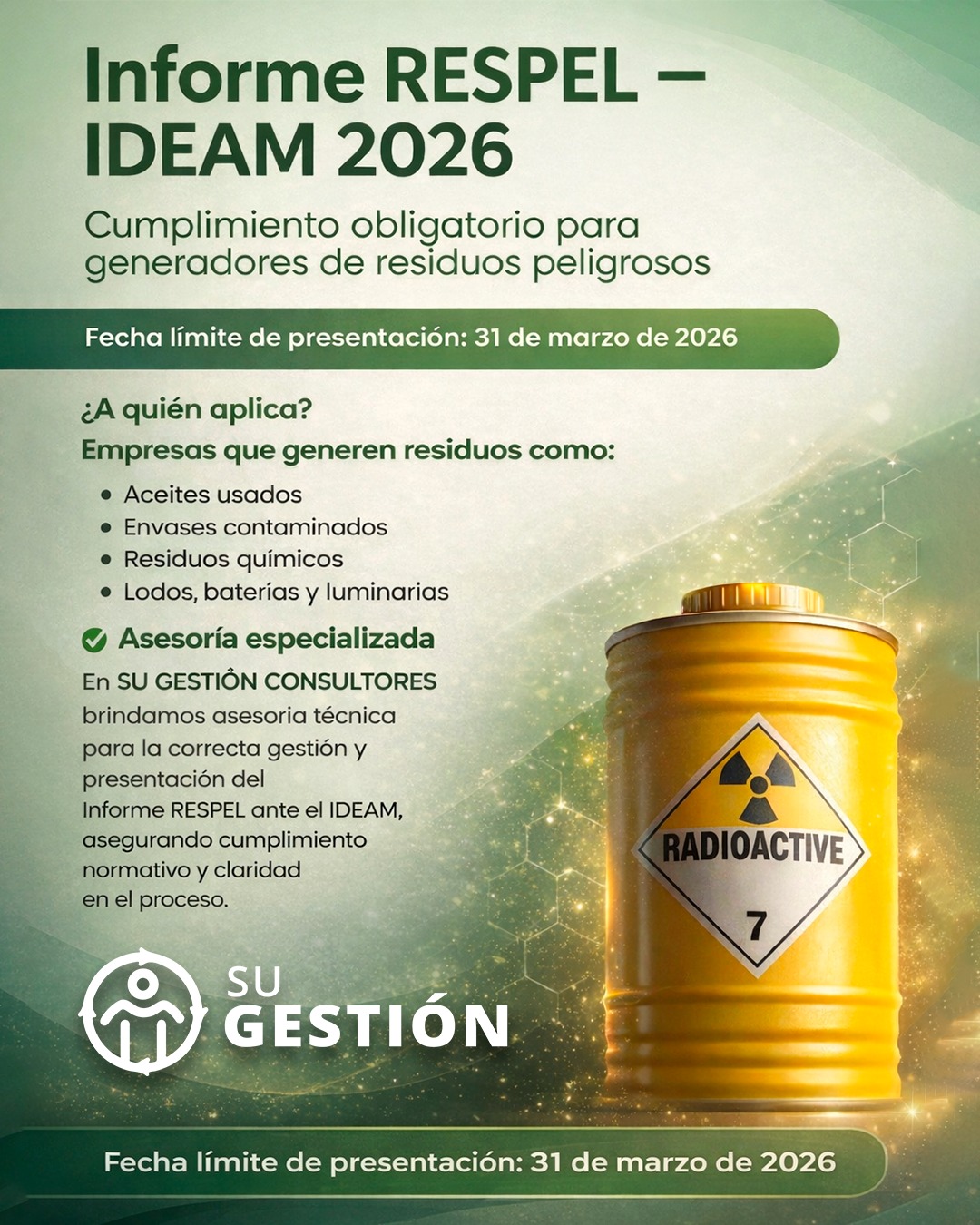 Su - ♻️ El cumplimiento ambiental no es opcional El Informe RESPEL ...