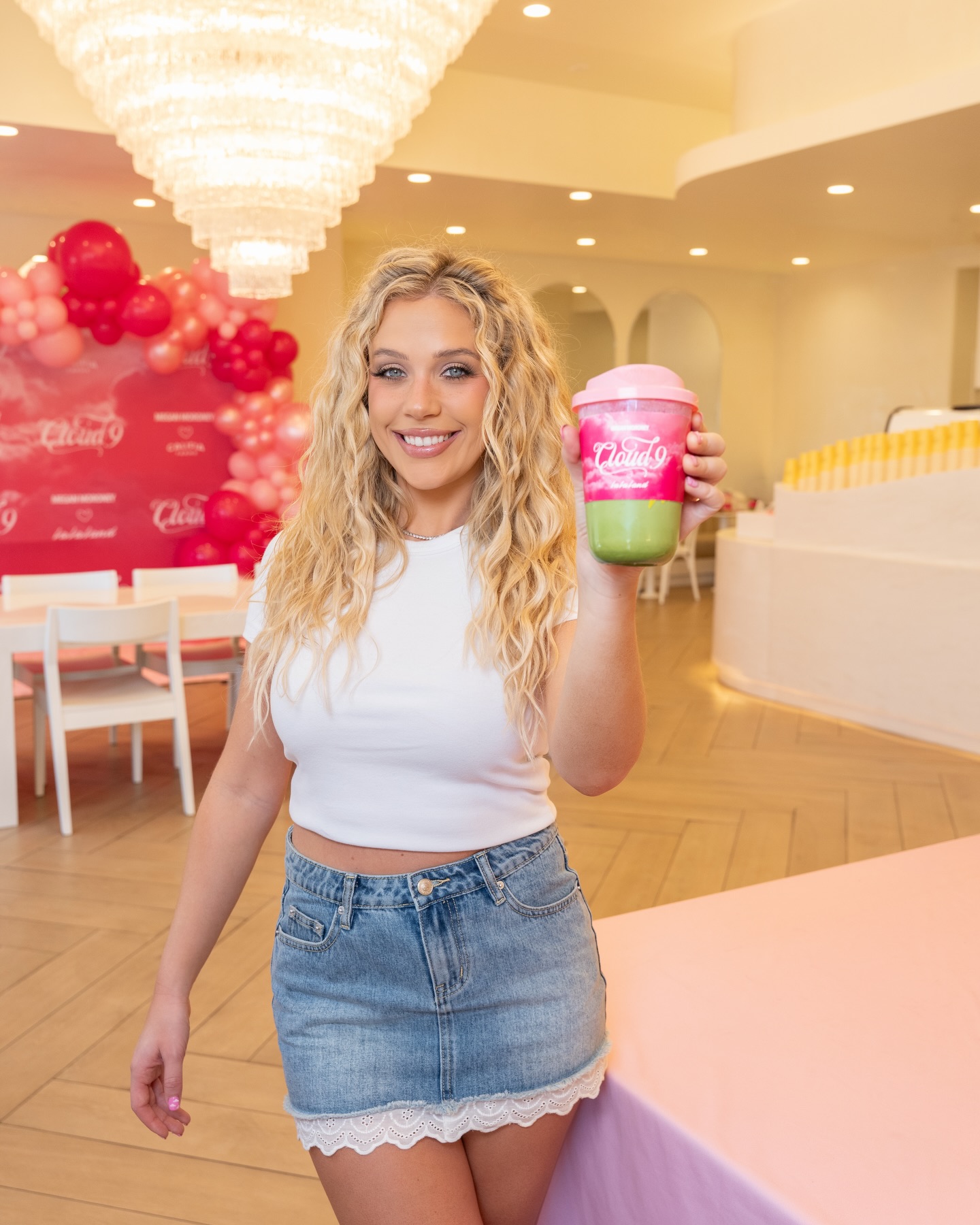 La La Land cafe's Cloud 9 strawberry matcha latte now permanent