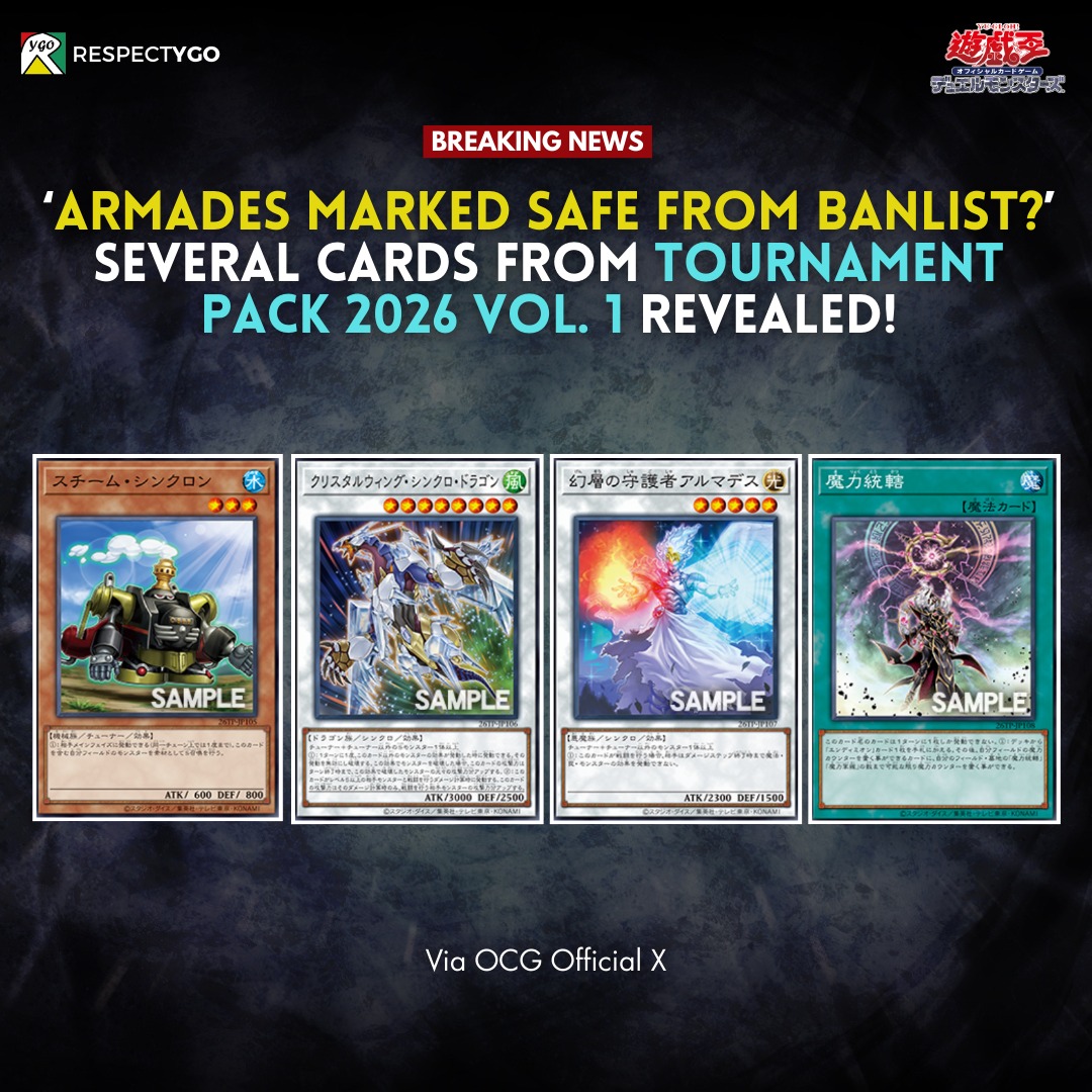 Yu-Gi-Oh Tournament Pack 2026 Vol. 1 cards revealed