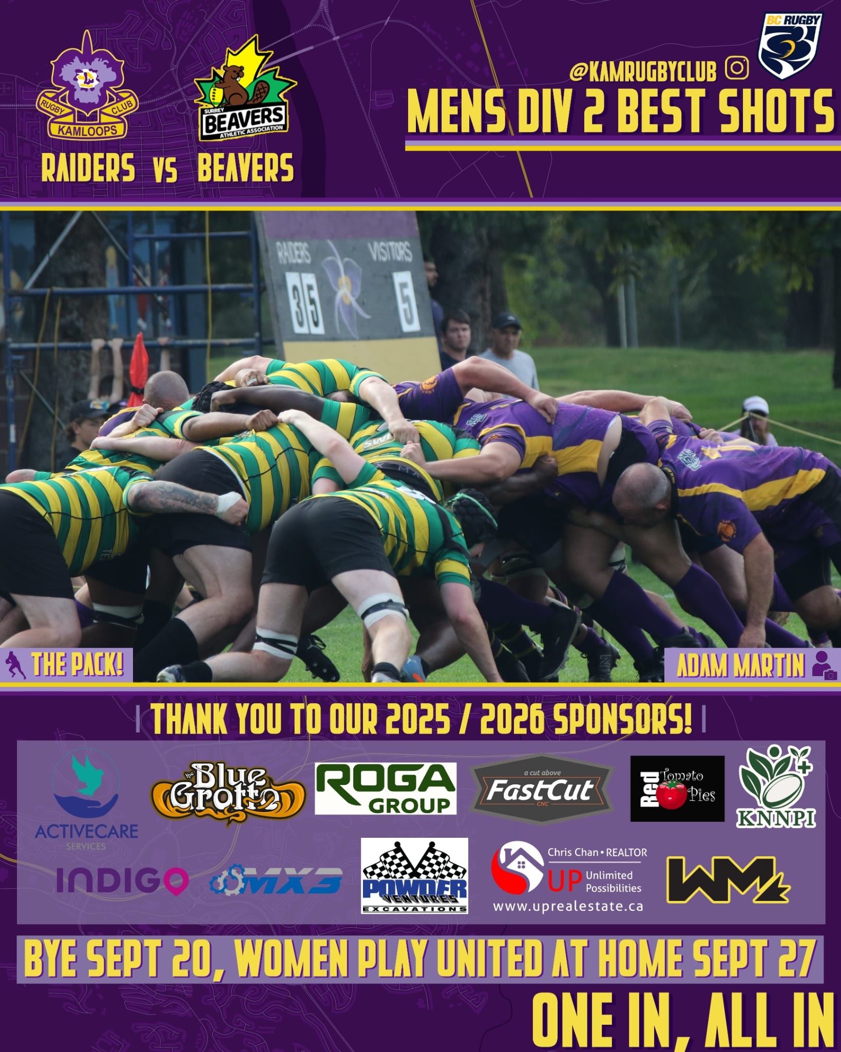 Kamloops... - Kamloops Rugby Club - Home of Raiders Rugby