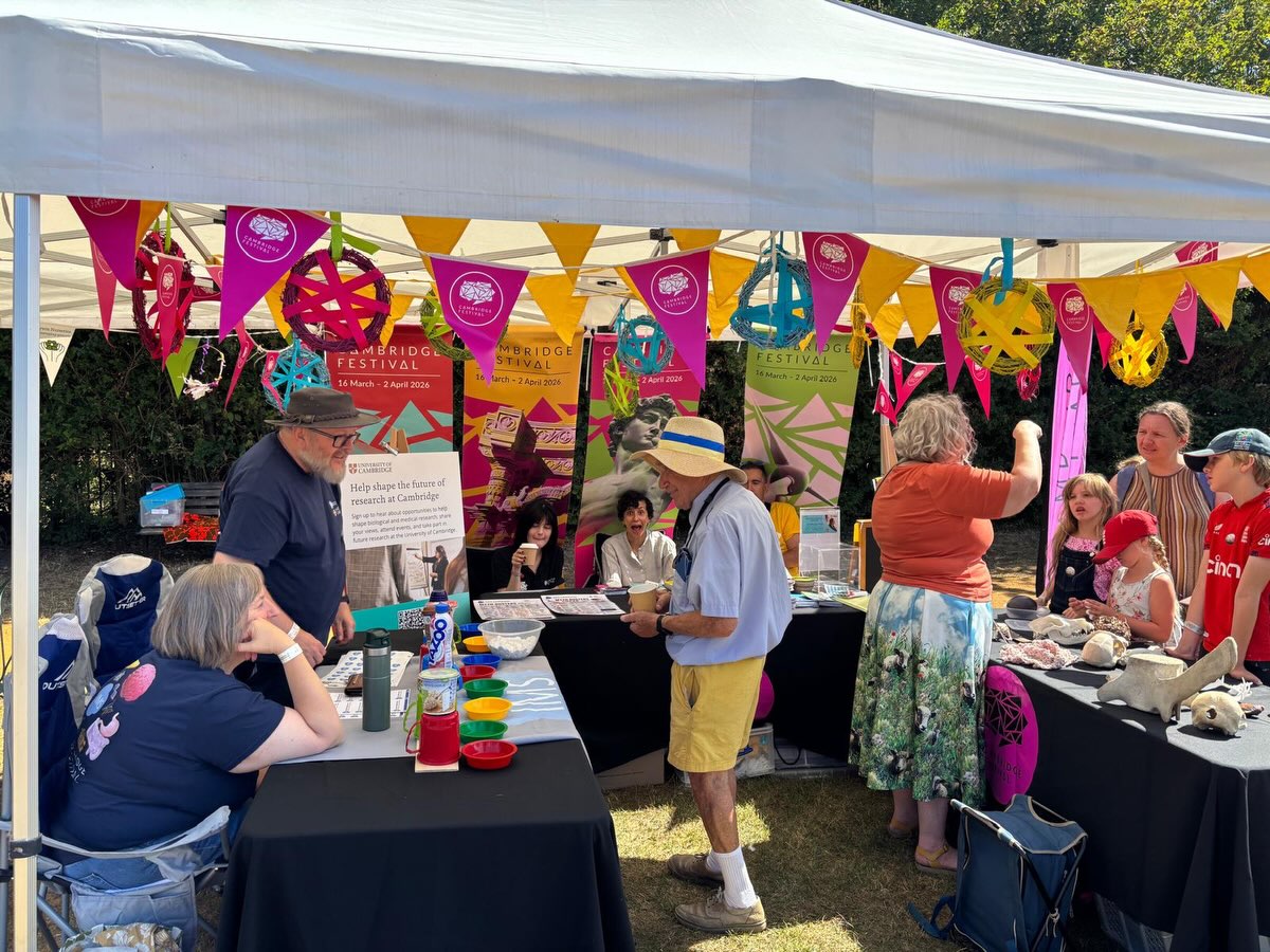 We're out and about this weekend Cambridge Folk Festival with some
