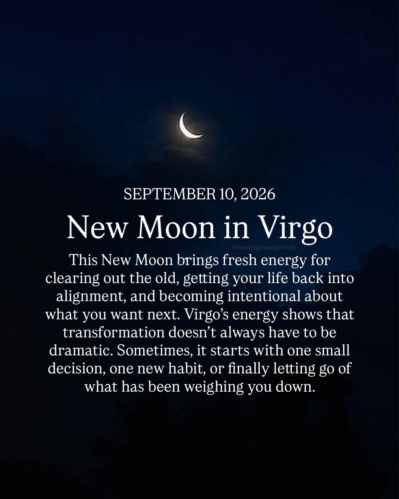 The Virgo New Moon is here and it's time for a reset.