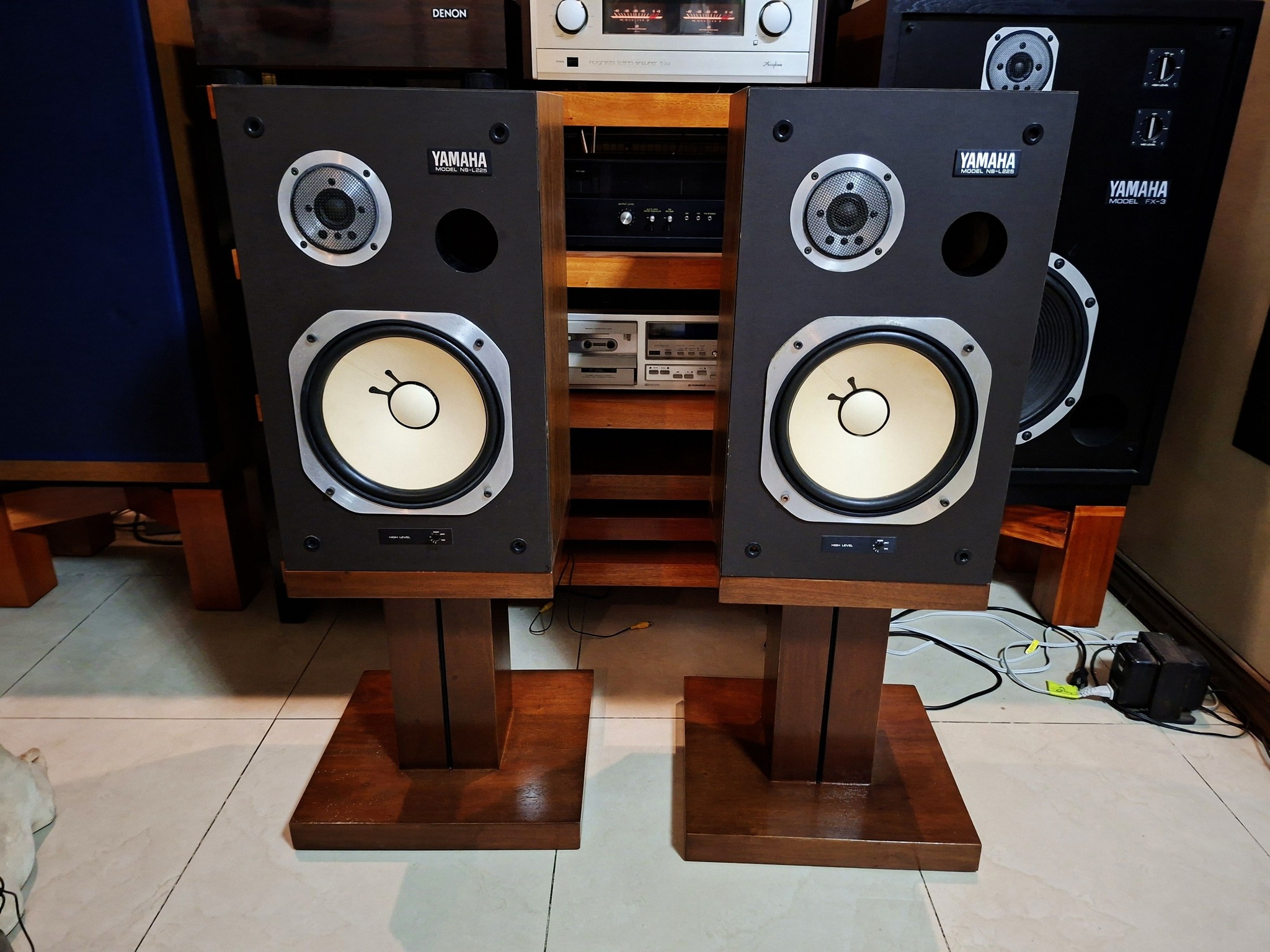 My Yamaha NS-L225. Radial tweeter, 10inch woofer. Alnico drivers.