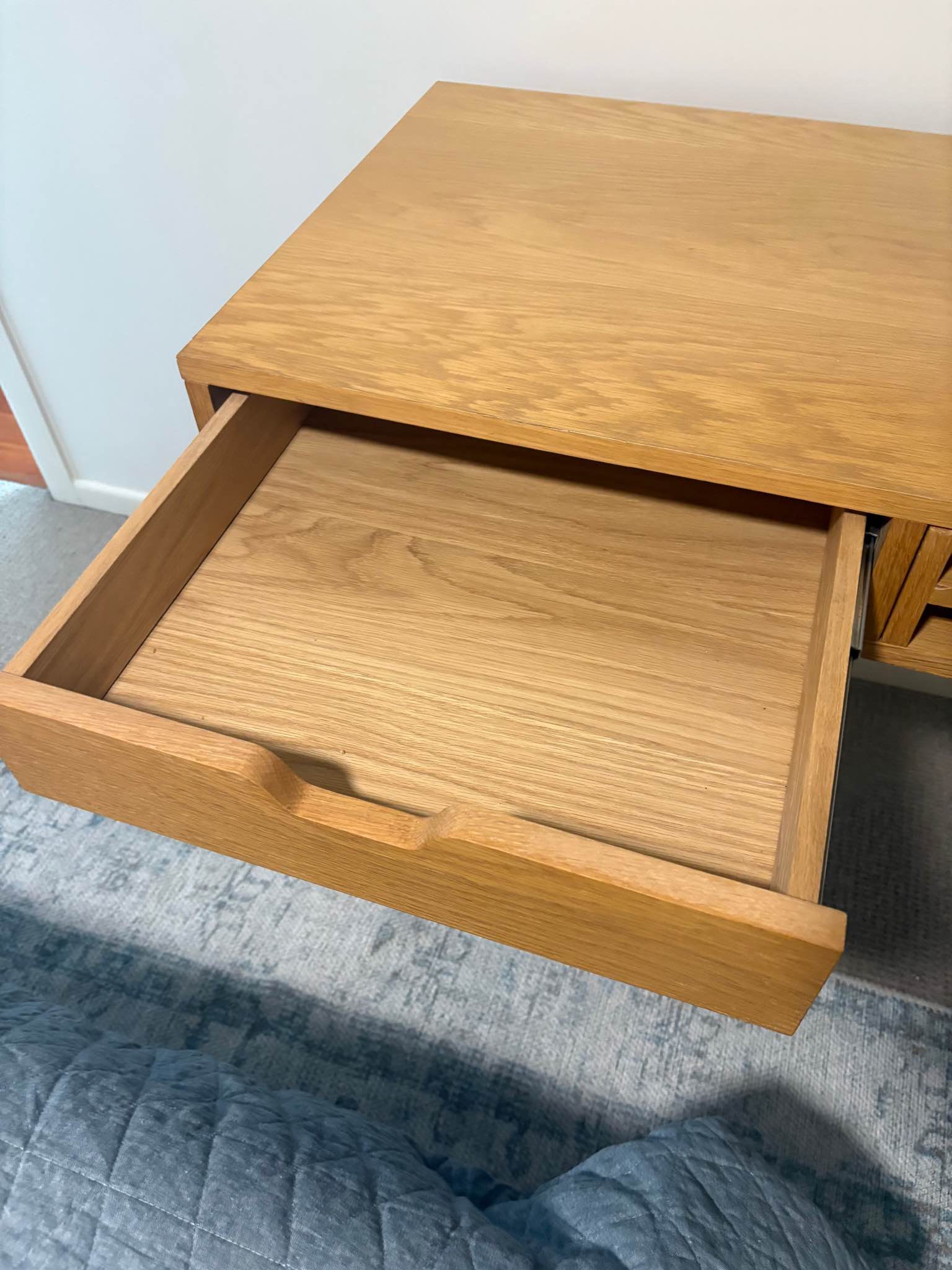 Freedom Furniture Natural Oak Office / Study Desk - As New - Desks ...