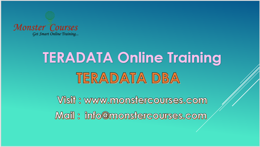 Teradata Online Trainings