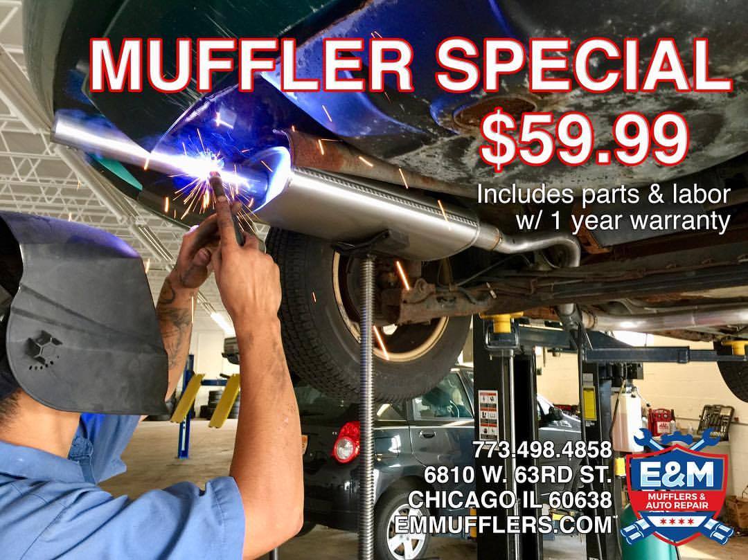 E & M Mufflers & Auto Repair | Chicago IL