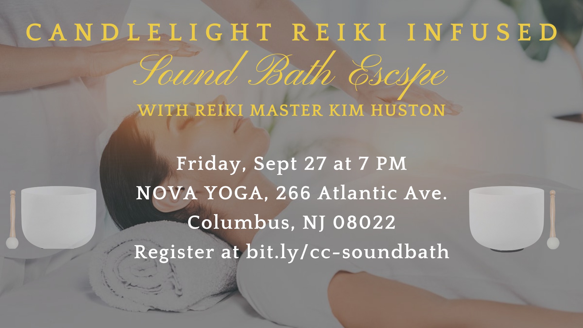 Candlelight Reiki Infused Crystal Bowl Sound Bath