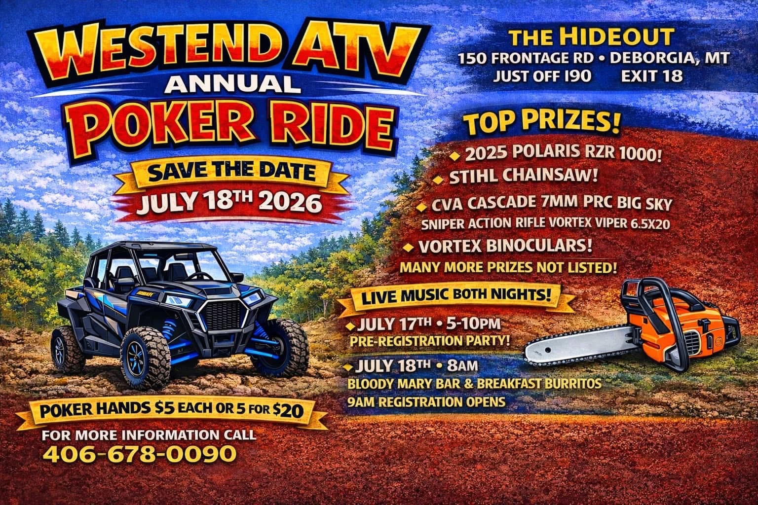 Westend ATV Annual Poker Ride