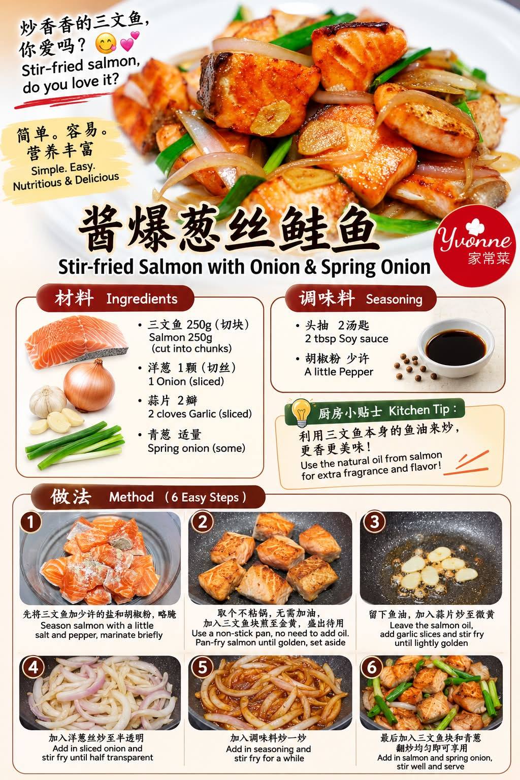 中国料理 料理 名贤咏题菜谱 Yvonne家常菜- 每当新年家里必炒的年菜[火腩爆炒青蒜] Stir-Fried
