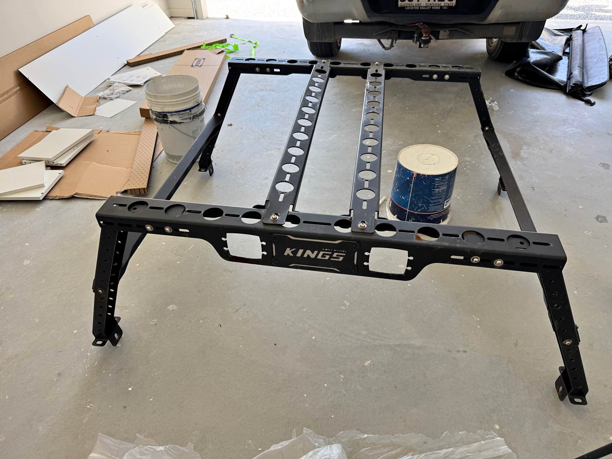 Ford ranger wildtrak tub with kings universal Ute tub rack - Car ...