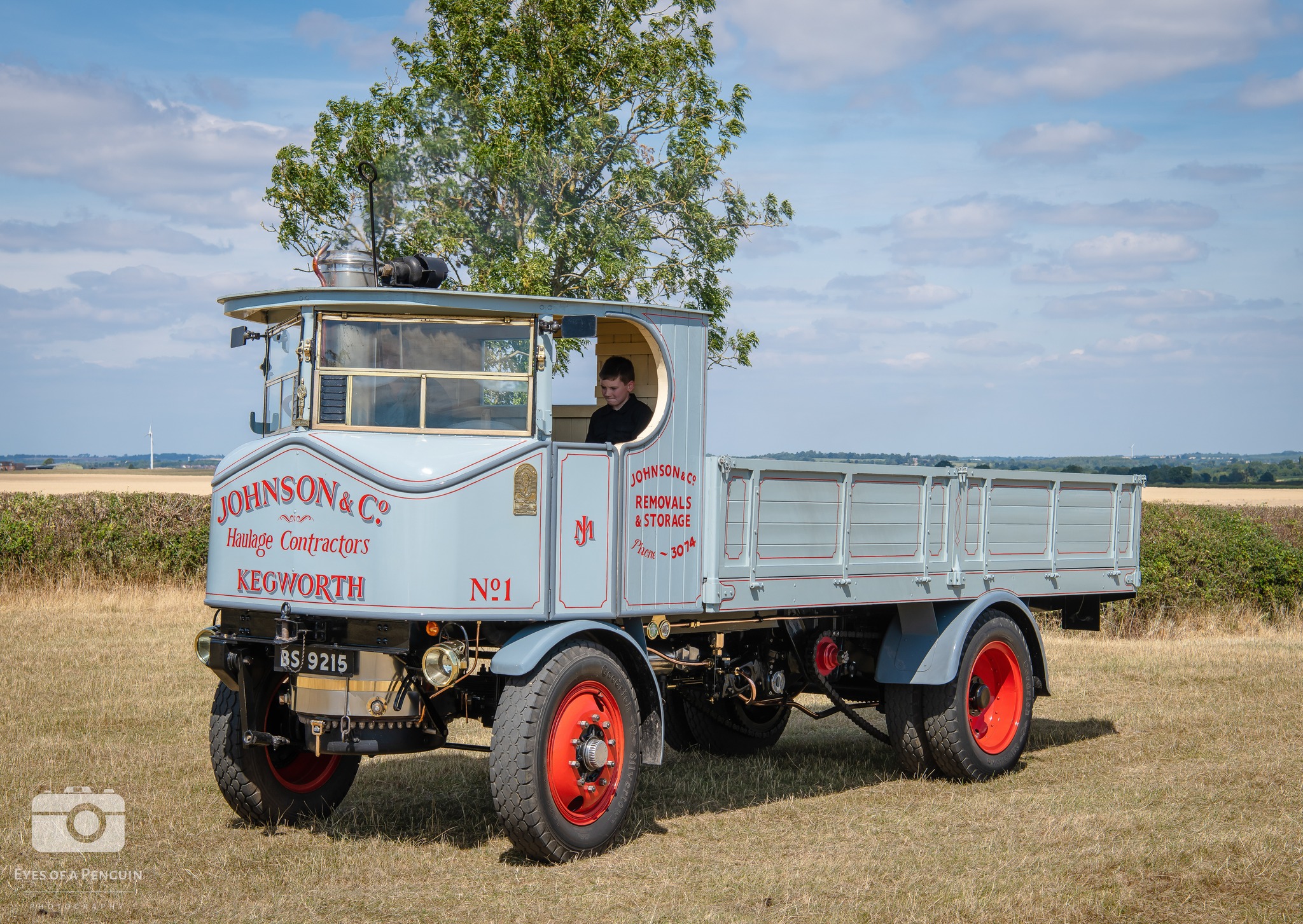Eyes - In the sun in a field near Twycross is Sentinel Waggon no.7651 ...