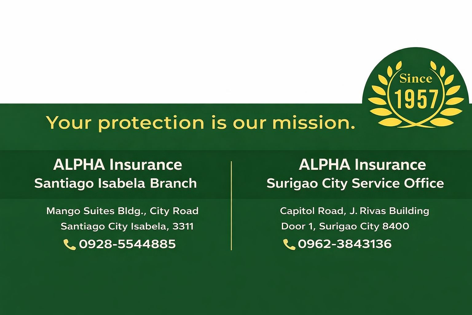 Alpha Insurance Santiago Isabela Branch & Surigao Service Office | Santiago