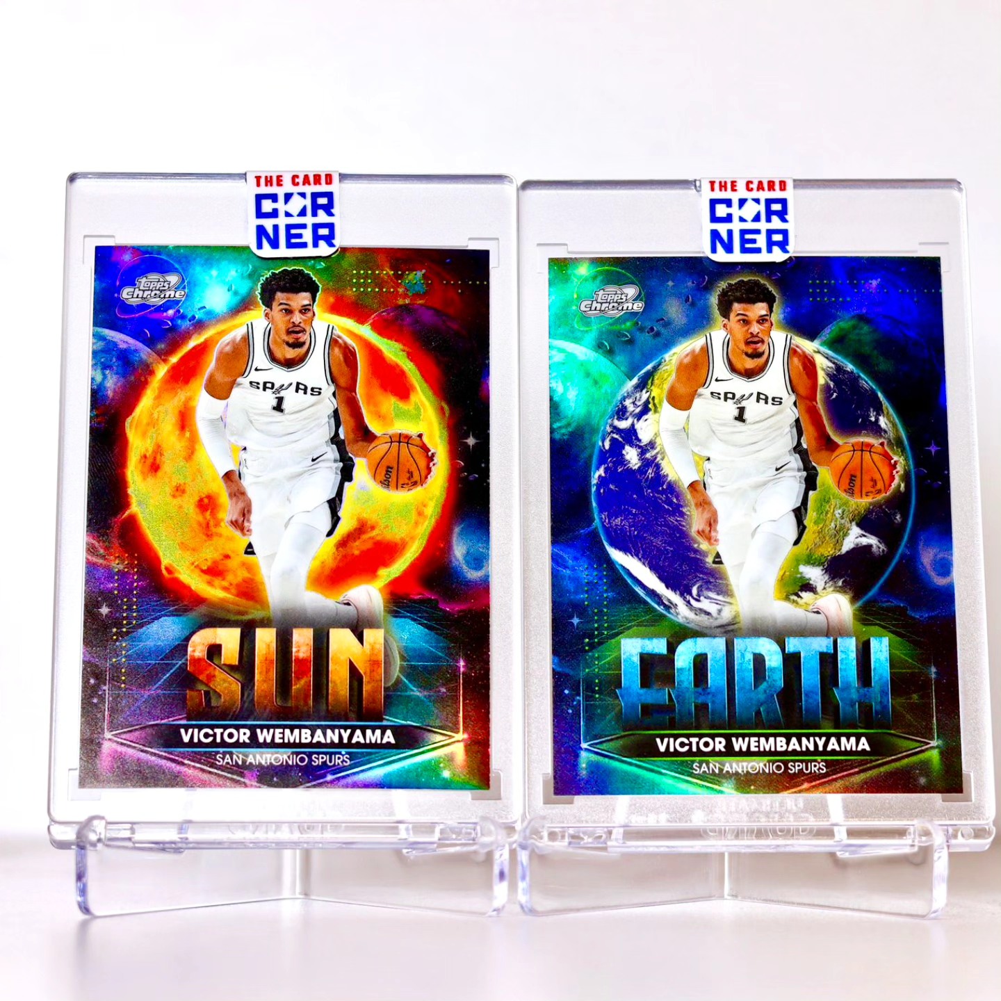 2025-26 Topps Chrome Cosmic Planetary Pursuit SUN & EARTH - Victor 