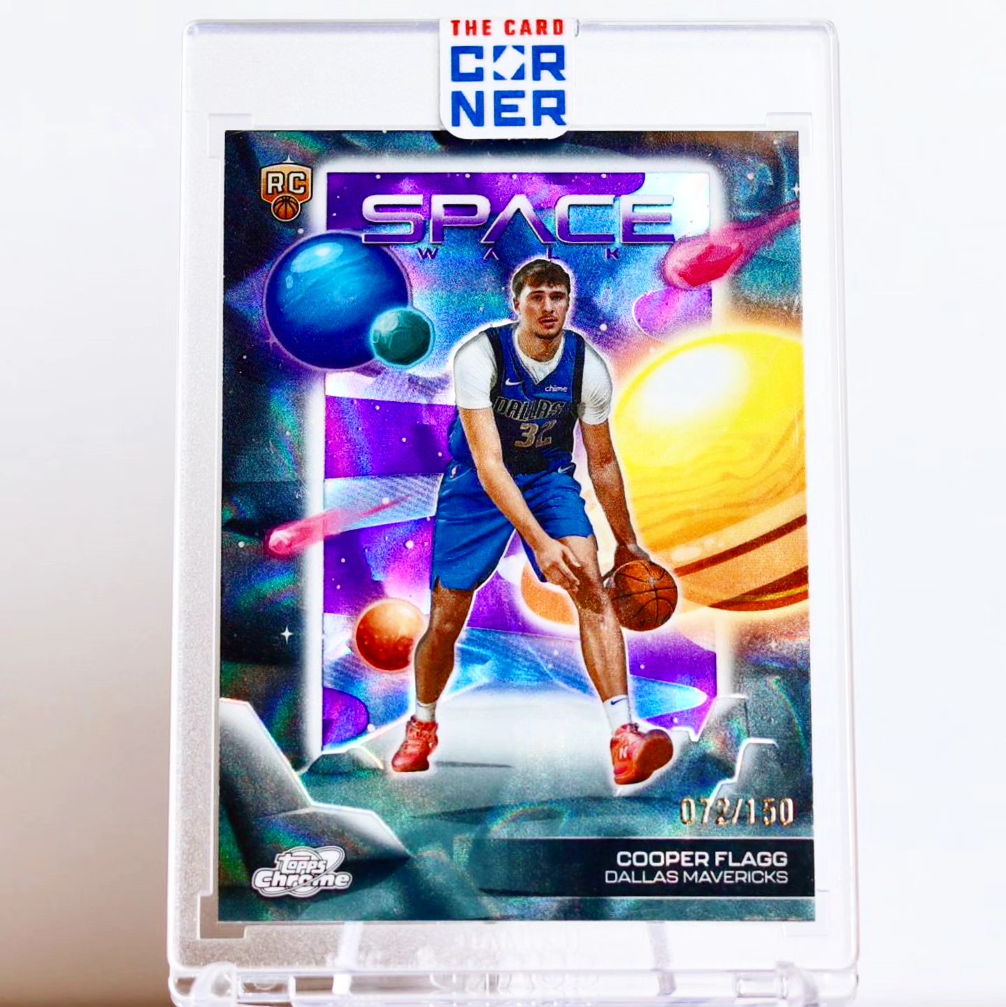 2025-26 Topps Chrome Cosmic Space Walk Nebula Refractor /150 RC 