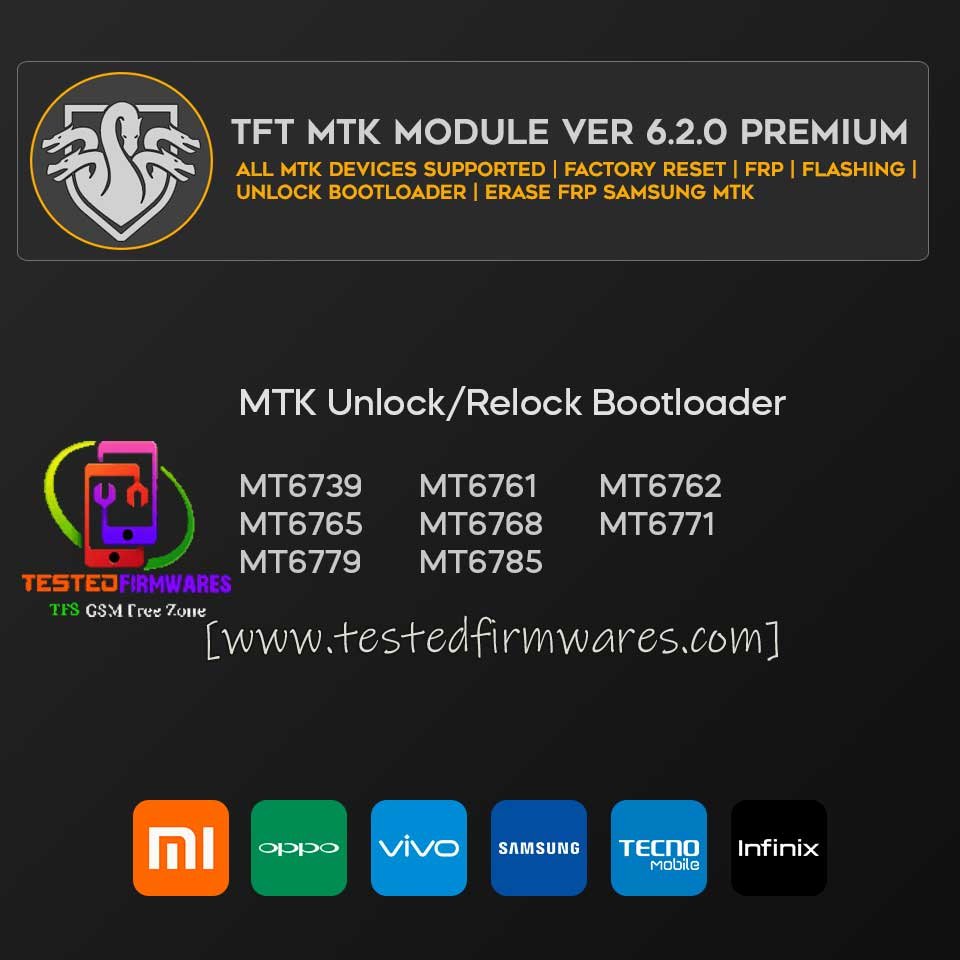 TFT MTK Module Premium Ver 6.2.0 No... - Testedfirmwaresss | Facebook