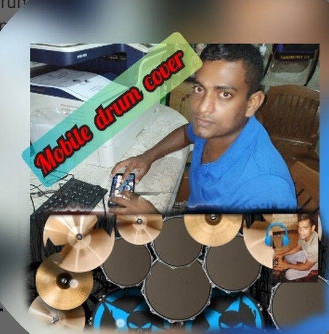 Drum සද්දෙට sunflower මතක් වෙනව නේද ? Mobile app drum cover | Saduruvan ...