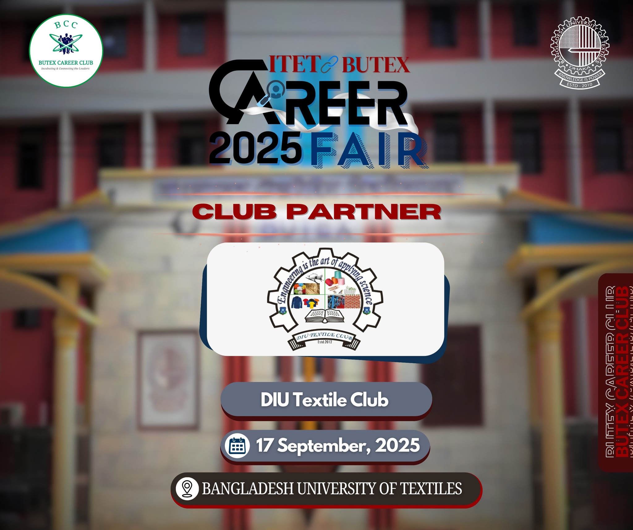 BUTEX - We are proud to announce 𝗗𝗜𝗨 𝗧𝗲𝘅𝘁𝗶𝗹𝗲 𝗖𝗹𝘂𝗯 as our esteemed 𝗖𝗹𝘂𝗯 ...