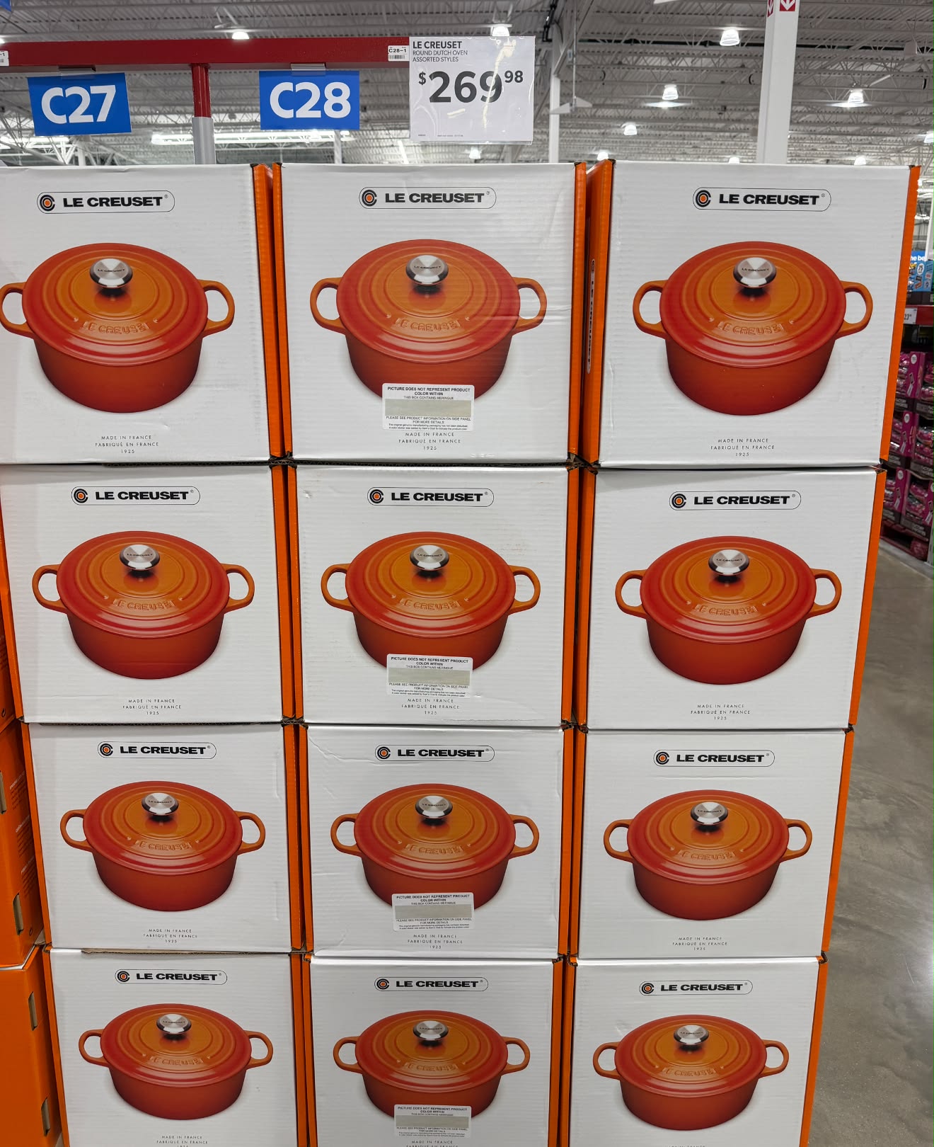Natasha's - All orange Le Creuset at the new Sam's Club in Lebanon