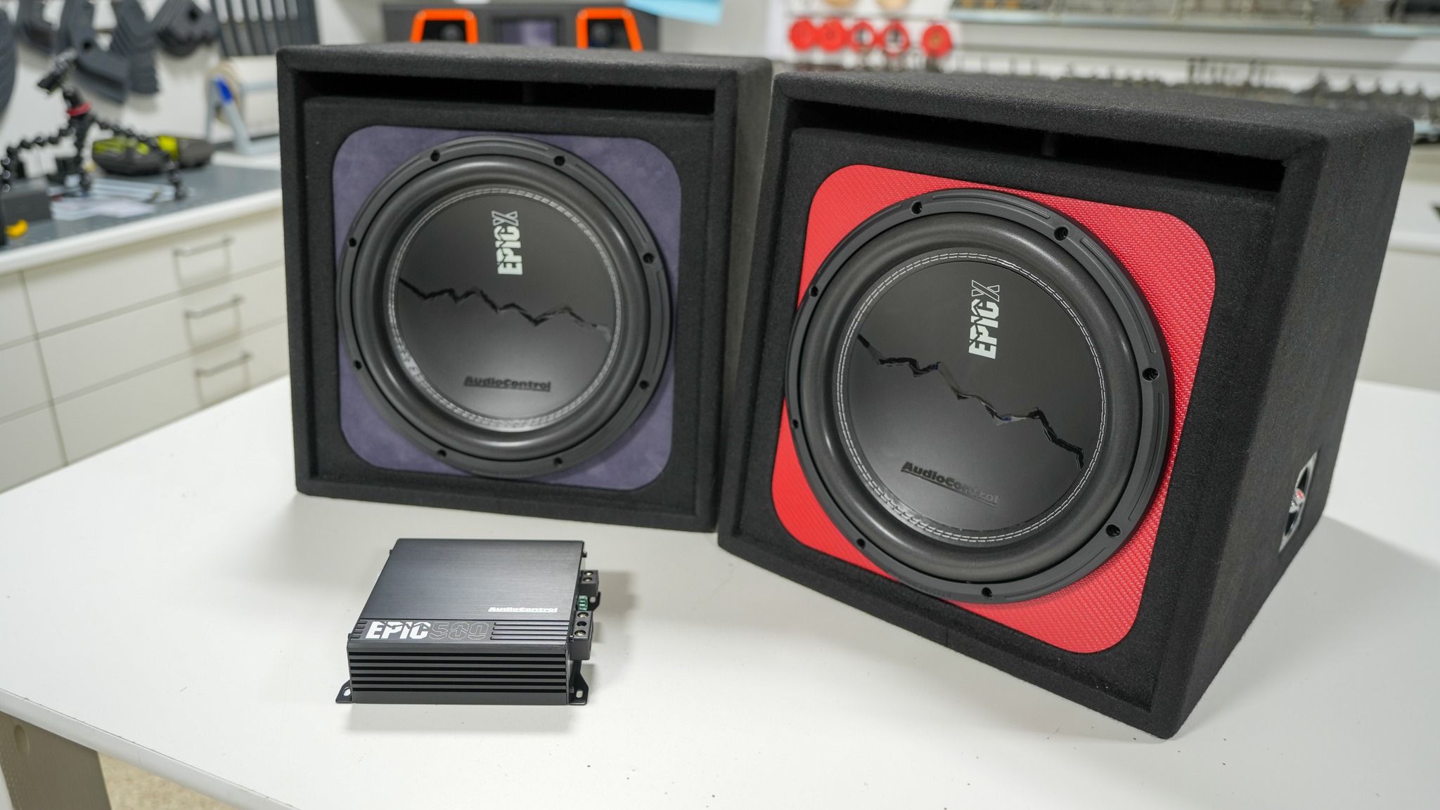 The new EpicX series loaded enclosures from show sponsor