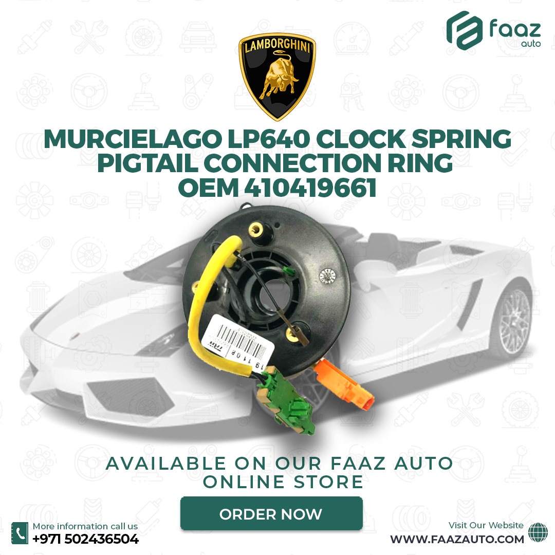FAAZ - Lamborghini Murcielago LP640 Clock Spring Pigtail Connection ...