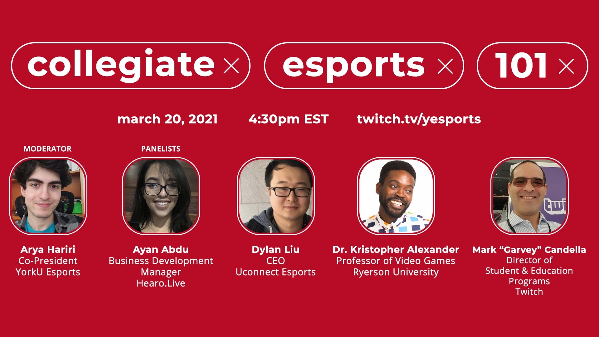York Esports - We're proud to announce our second panel:...