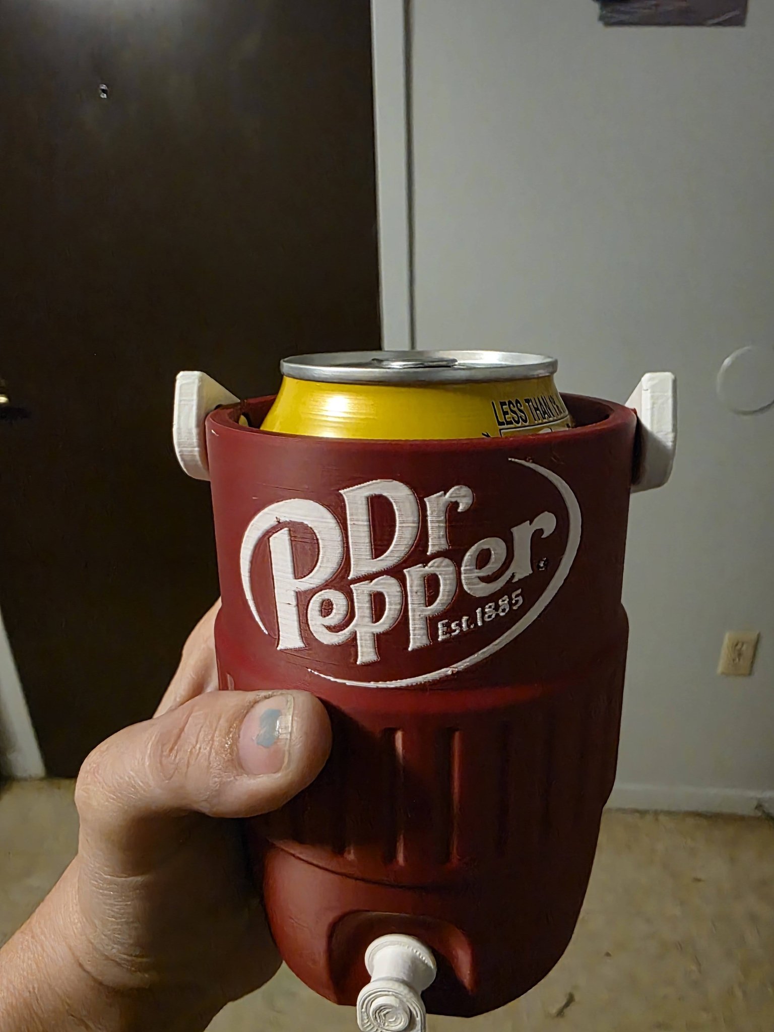 3D printed Dr. Pepper cooler with Ad5x