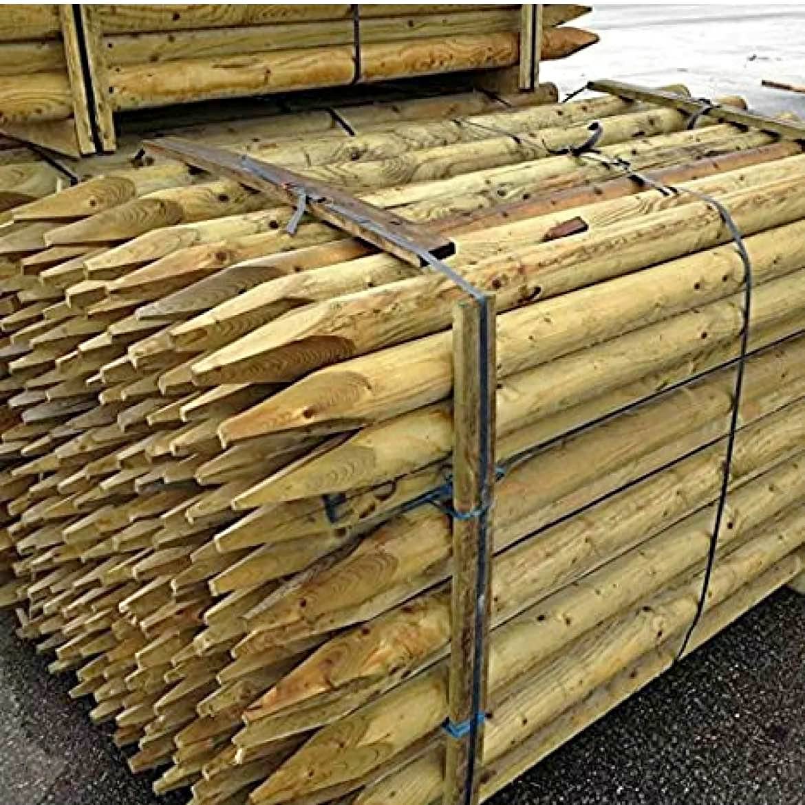 Machine Round Fence Posts - Fencing - Consett | Facebook Marketplace ...