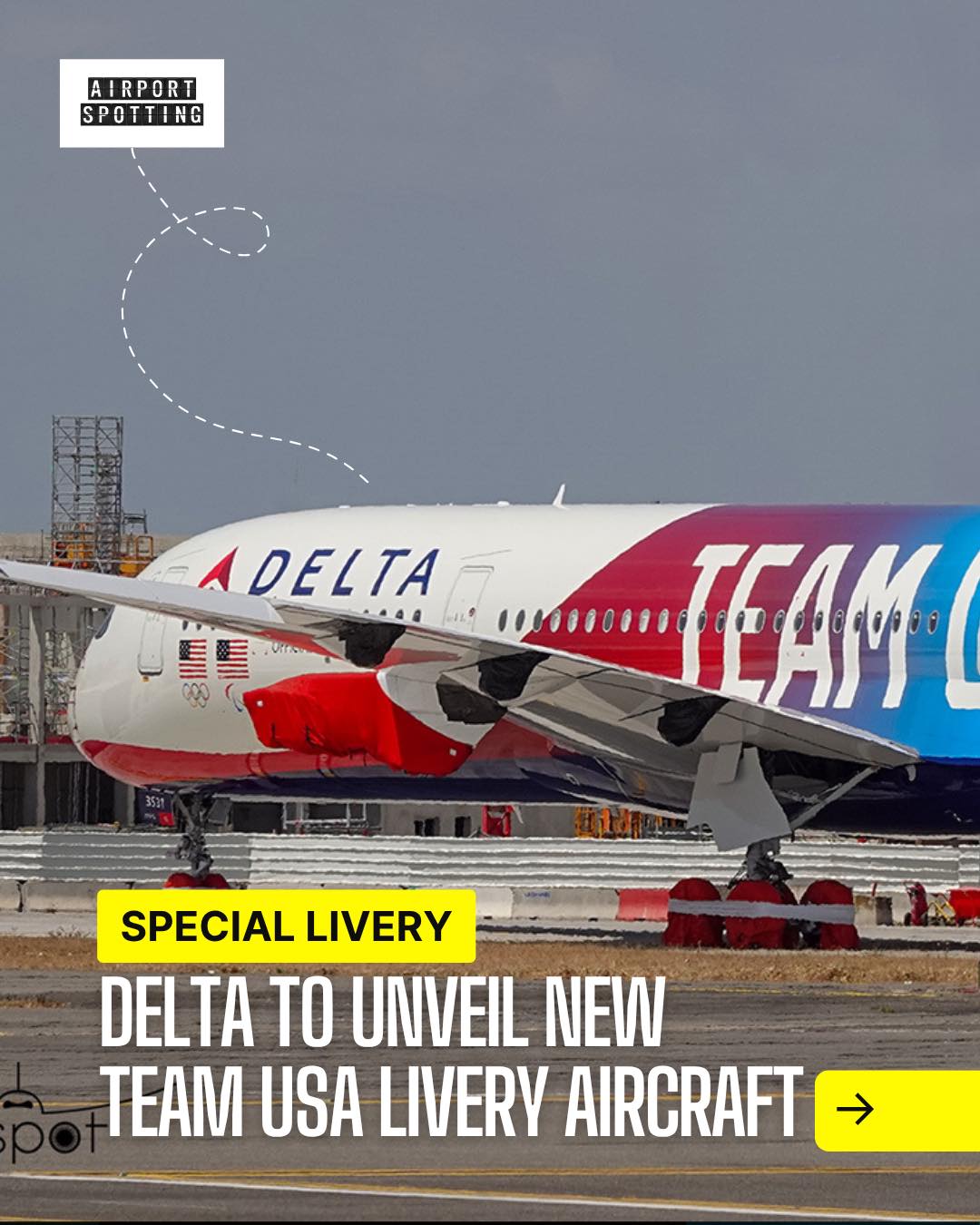Delta Air Lines unveils Team USA Airbus A330-900neo