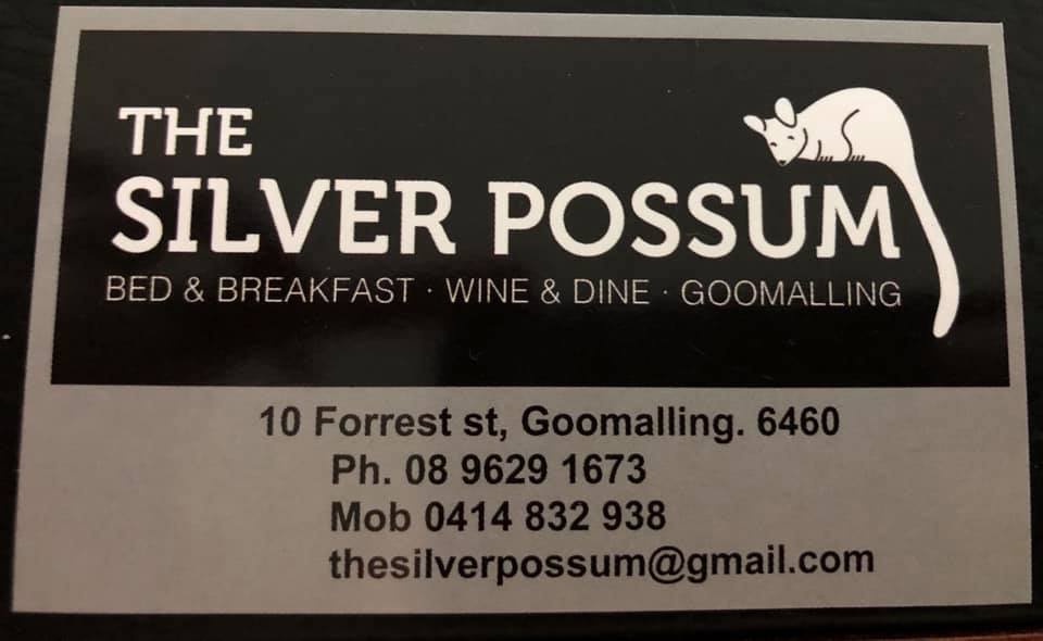 The Silver Possum | Goomalling WA