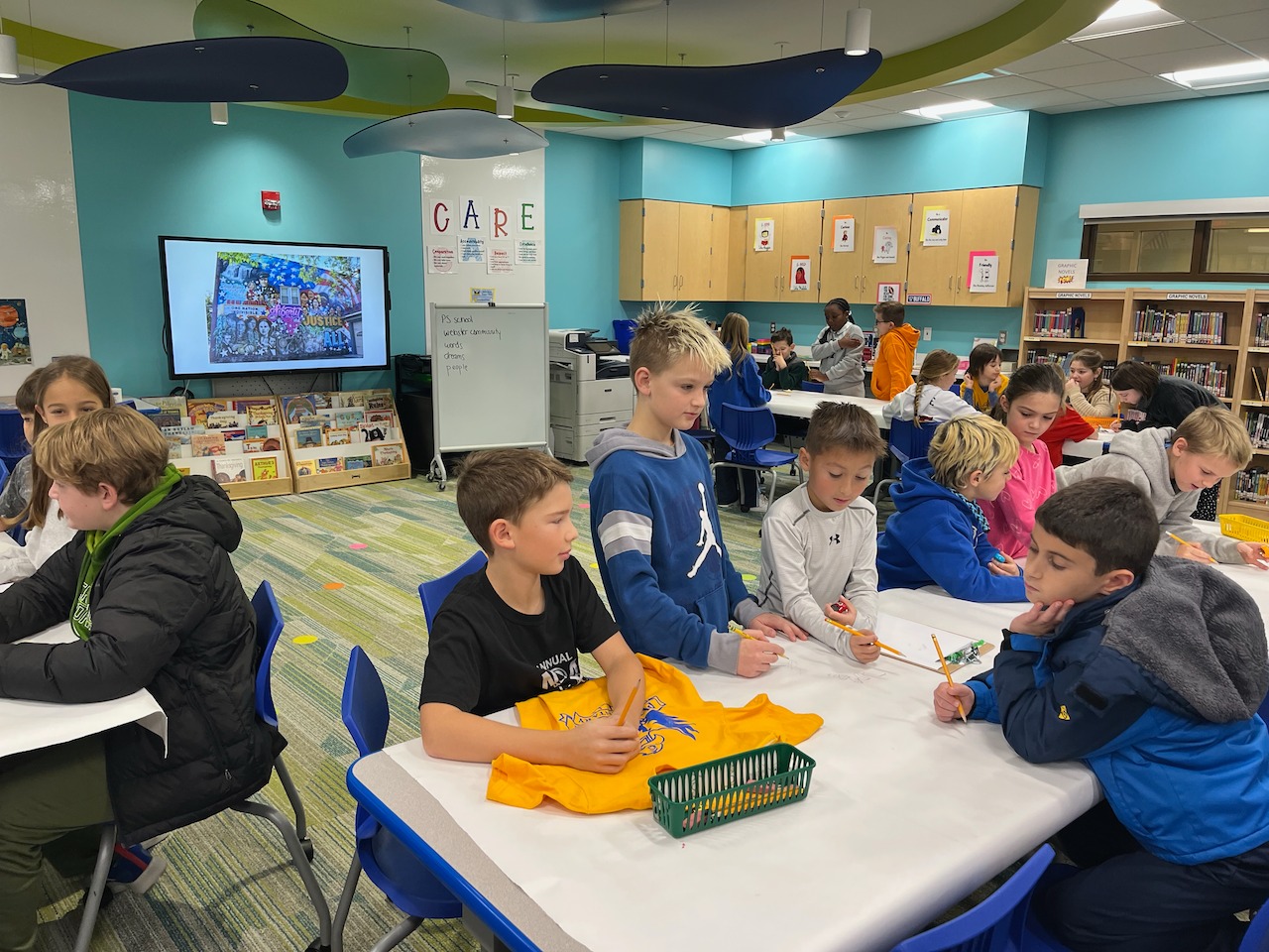 Webster - Students brainstorm ideas for images that they want to ...
