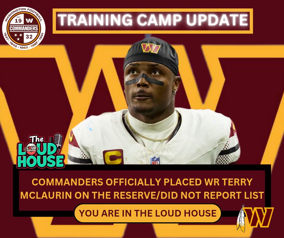 The LOUD - The #Commanders have officially placed standout WR # ...