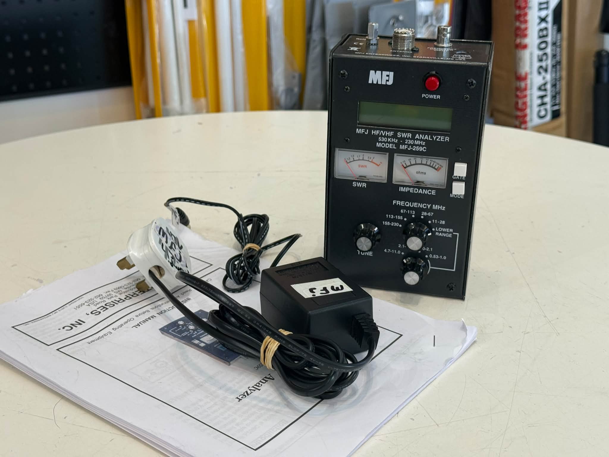 MFJ-259C Antenna Analyzer for ham radio and amateur radio use