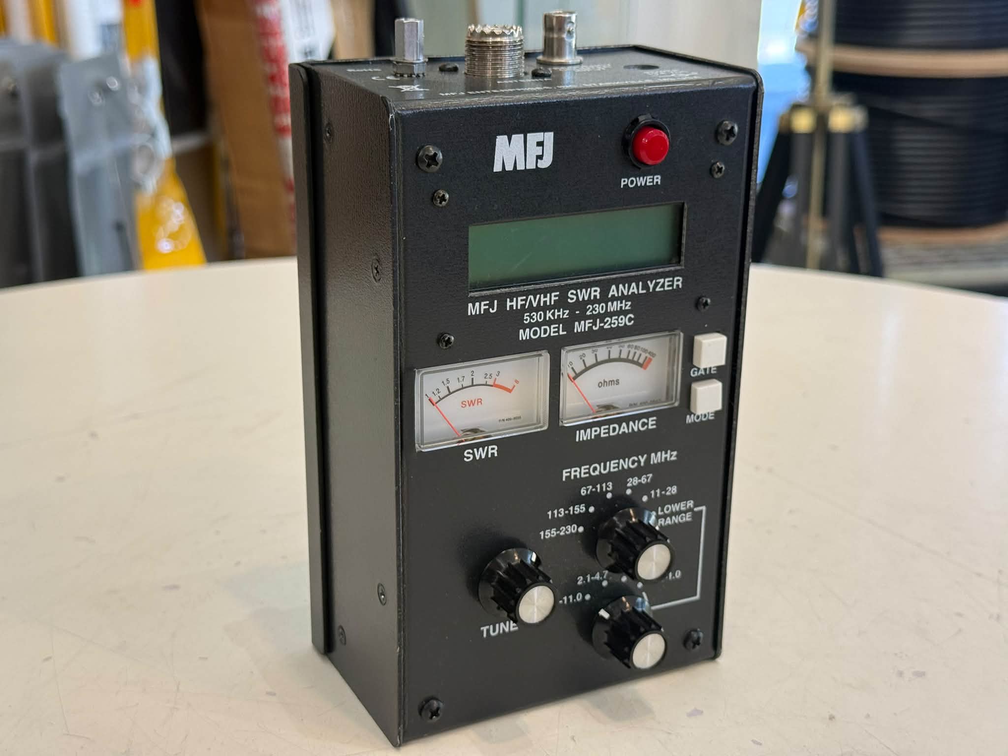 MFJ-259C Antenna Analyzer for ham radio and amateur radio use
