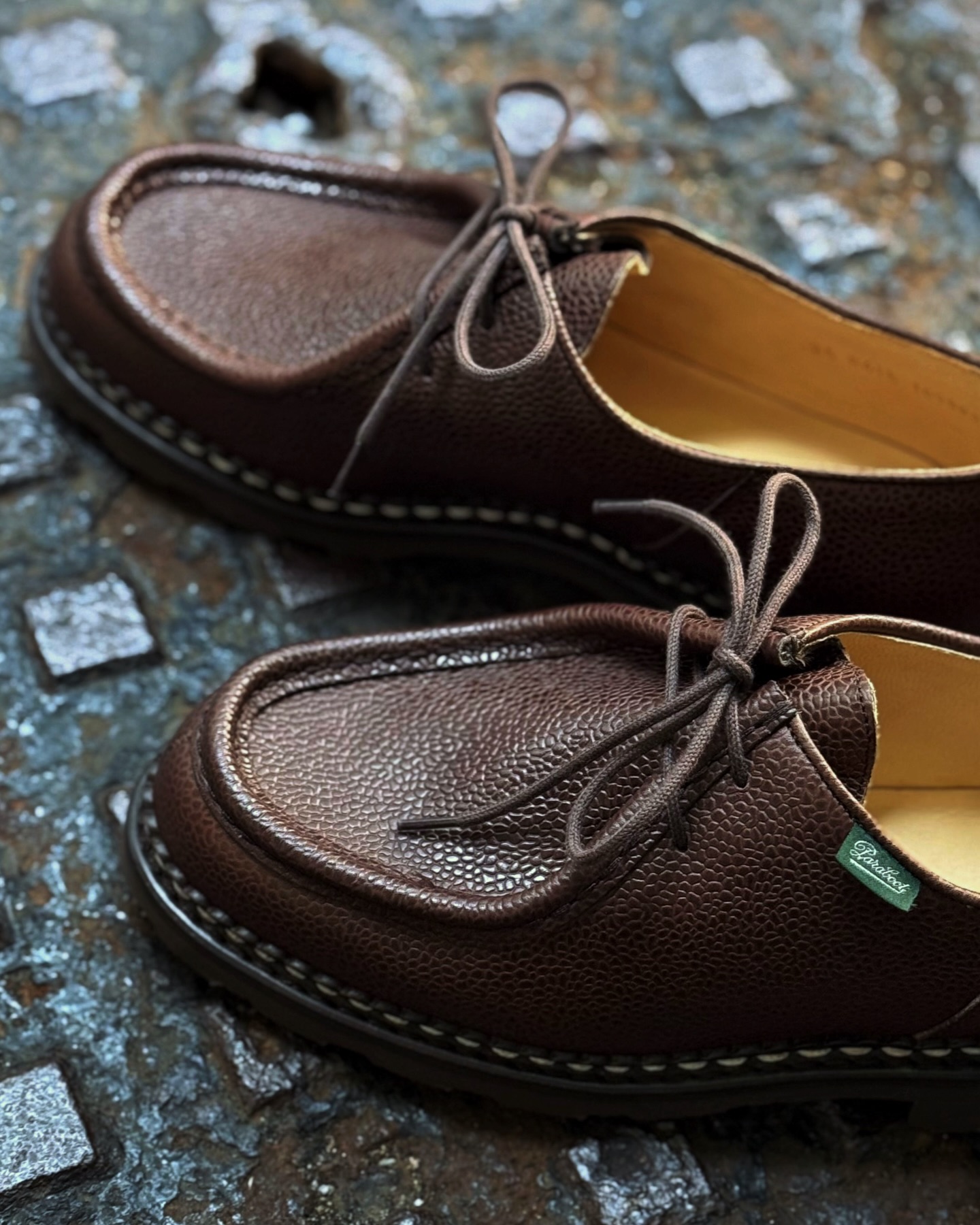 Paraboot 🇫🇷 ] The icon, remixed. Michael in pebble grain stays